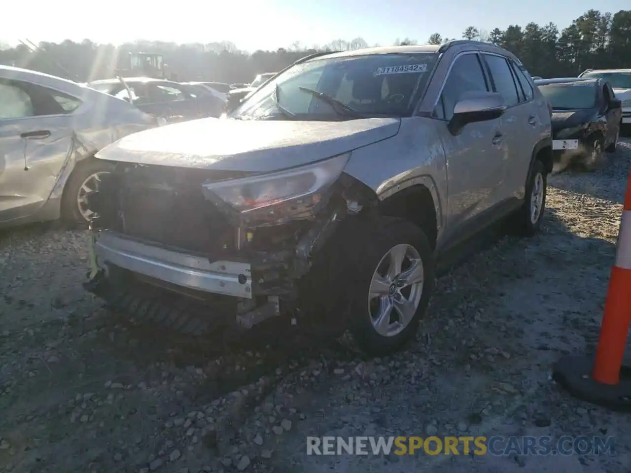 2 Photograph of a damaged car 2T3W1RFV1KC013290 TOYOTA RAV4 2019