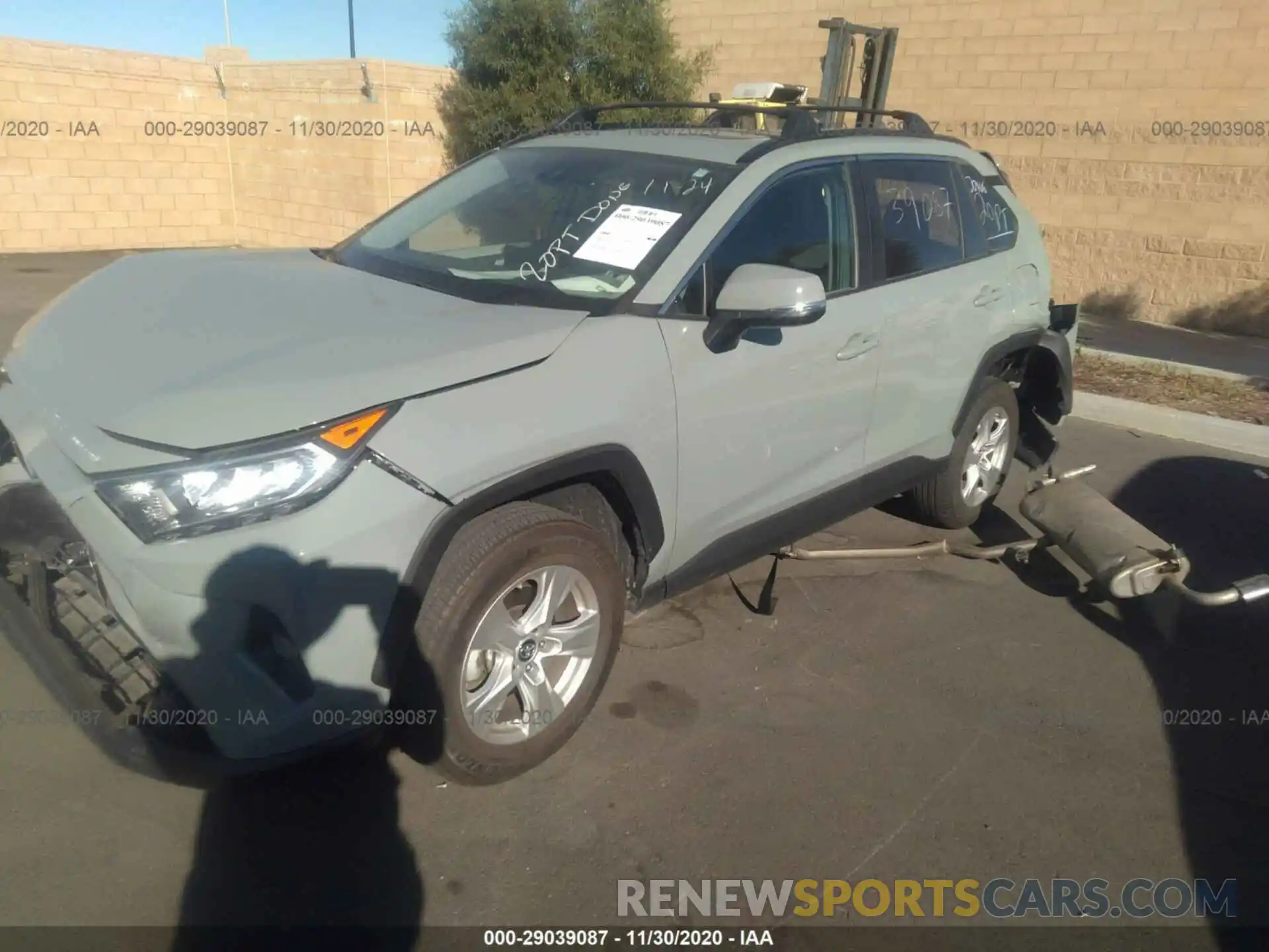 2 Photograph of a damaged car 2T3W1RFV1KC013385 TOYOTA RAV4 2019