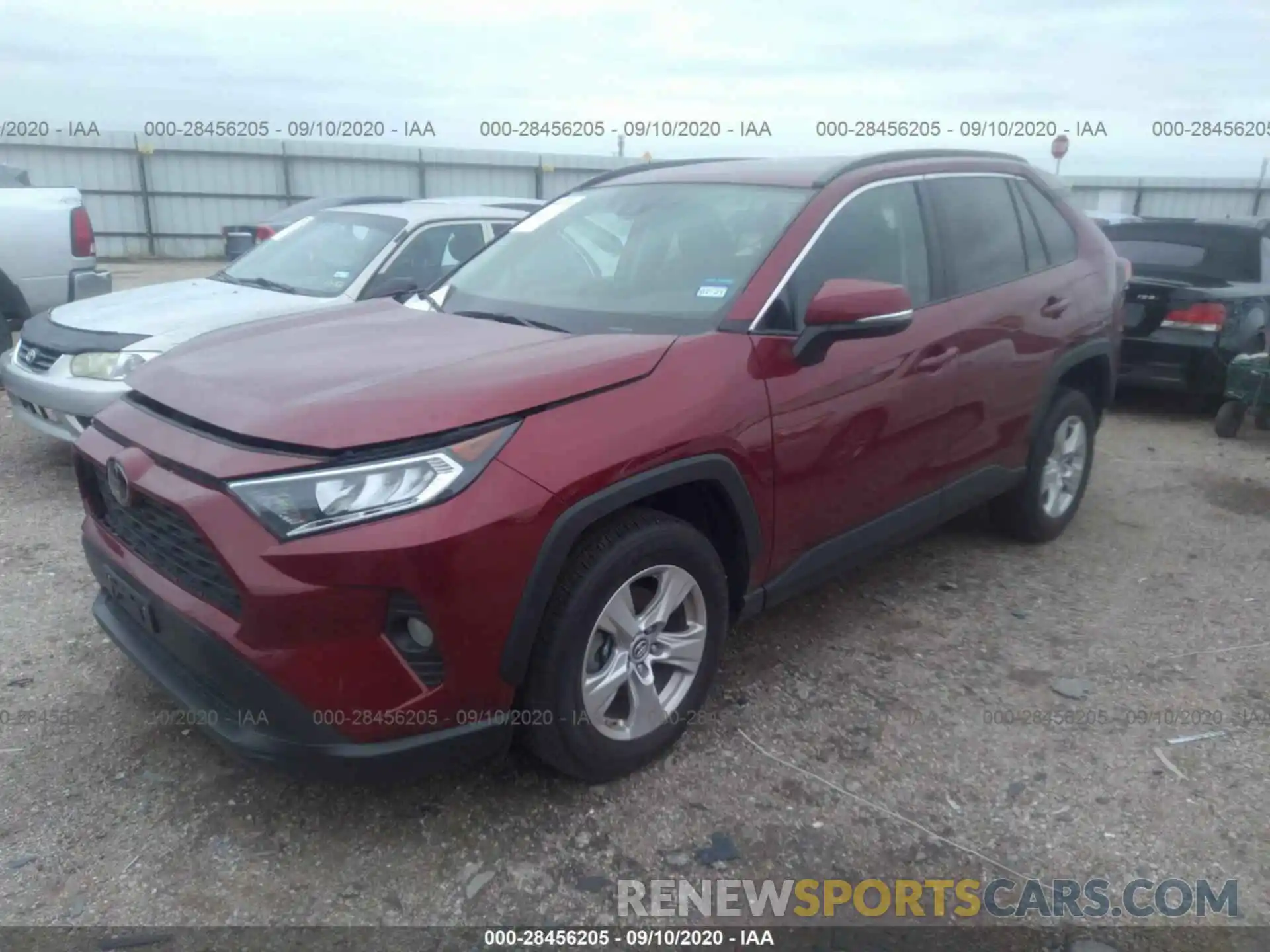 2 Photograph of a damaged car 2T3W1RFV1KC015136 TOYOTA RAV4 2019