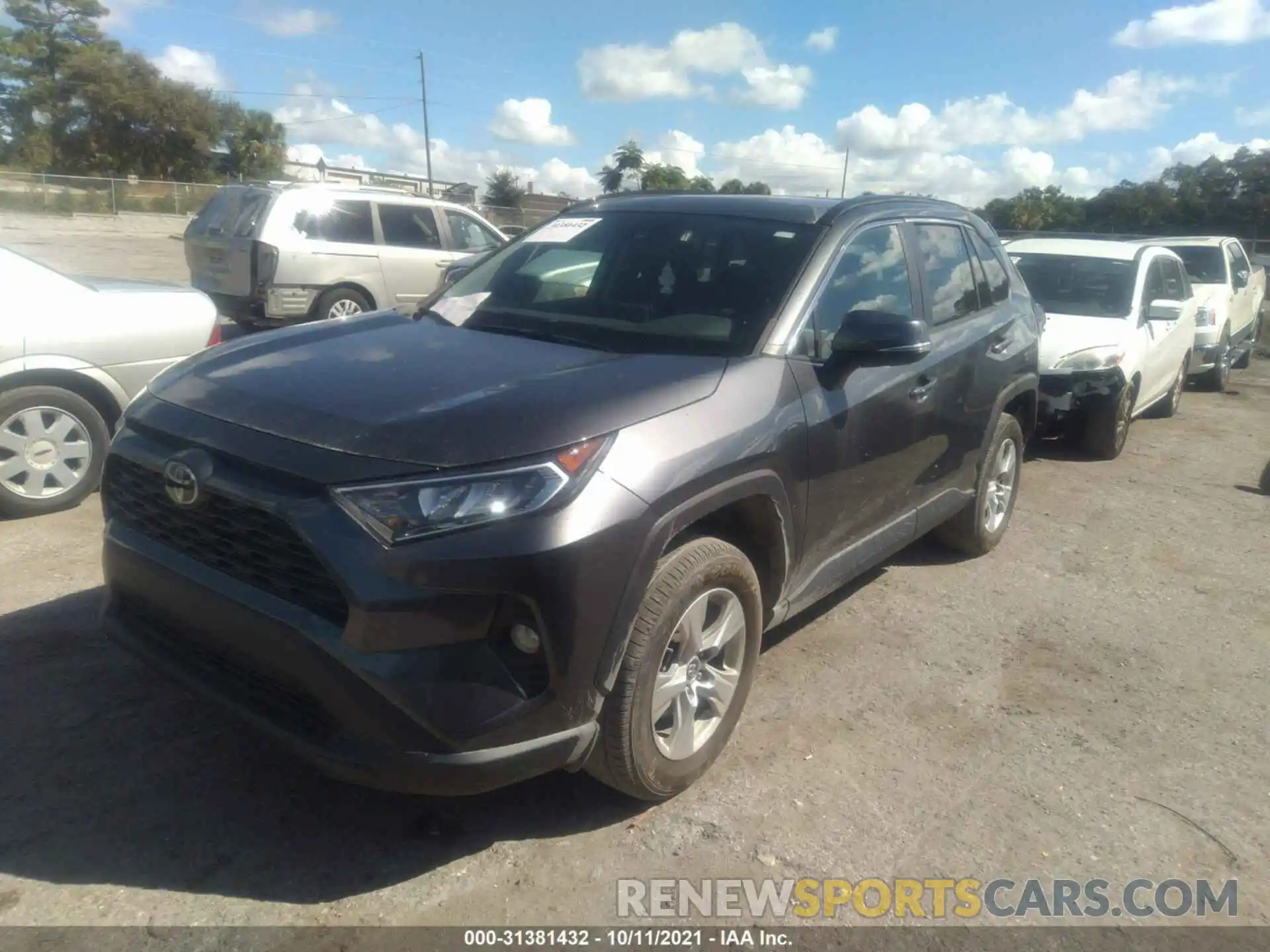 2 Photograph of a damaged car 2T3W1RFV1KC017257 TOYOTA RAV4 2019