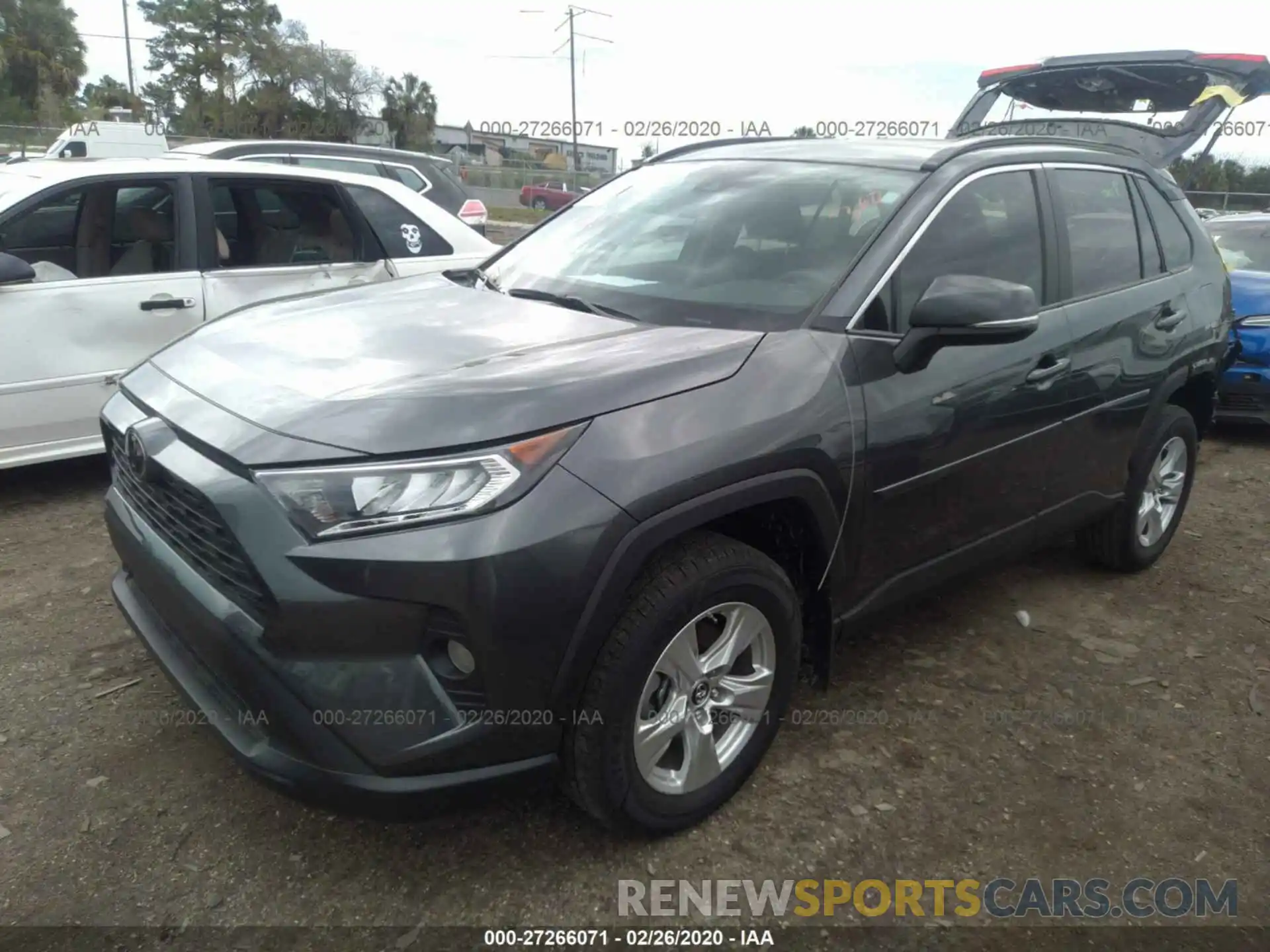 2 Photograph of a damaged car 2T3W1RFV1KC017534 TOYOTA RAV4 2019