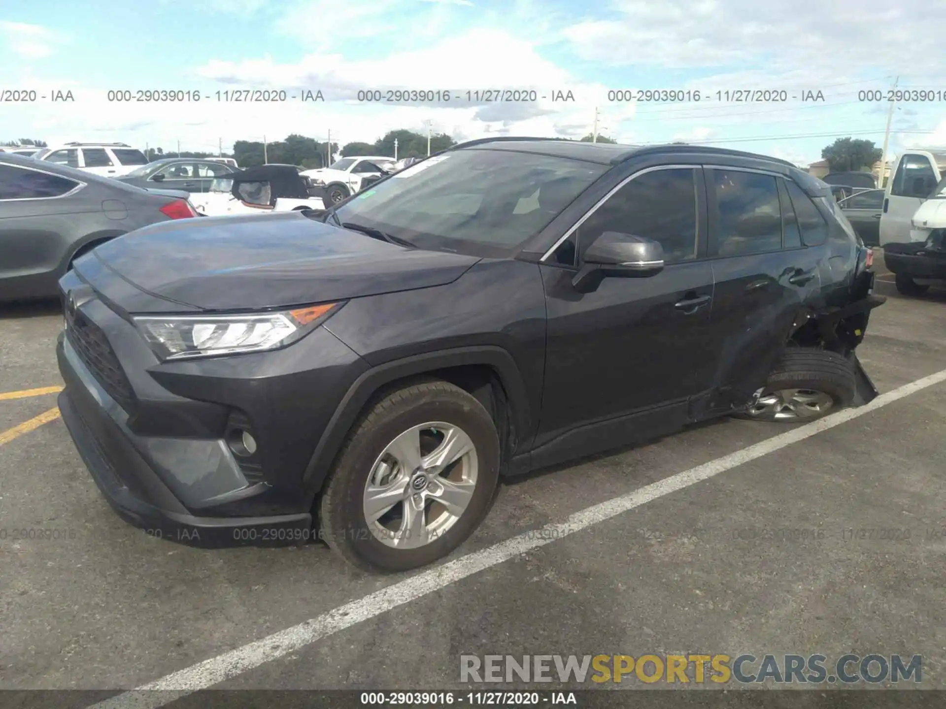 2 Photograph of a damaged car 2T3W1RFV1KC018456 TOYOTA RAV4 2019