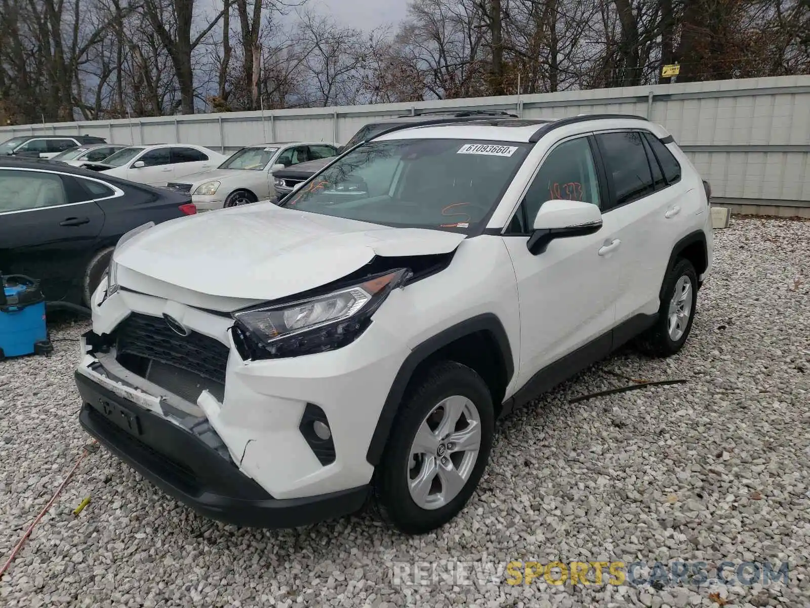 2 Photograph of a damaged car 2T3W1RFV1KC021034 TOYOTA RAV4 2019