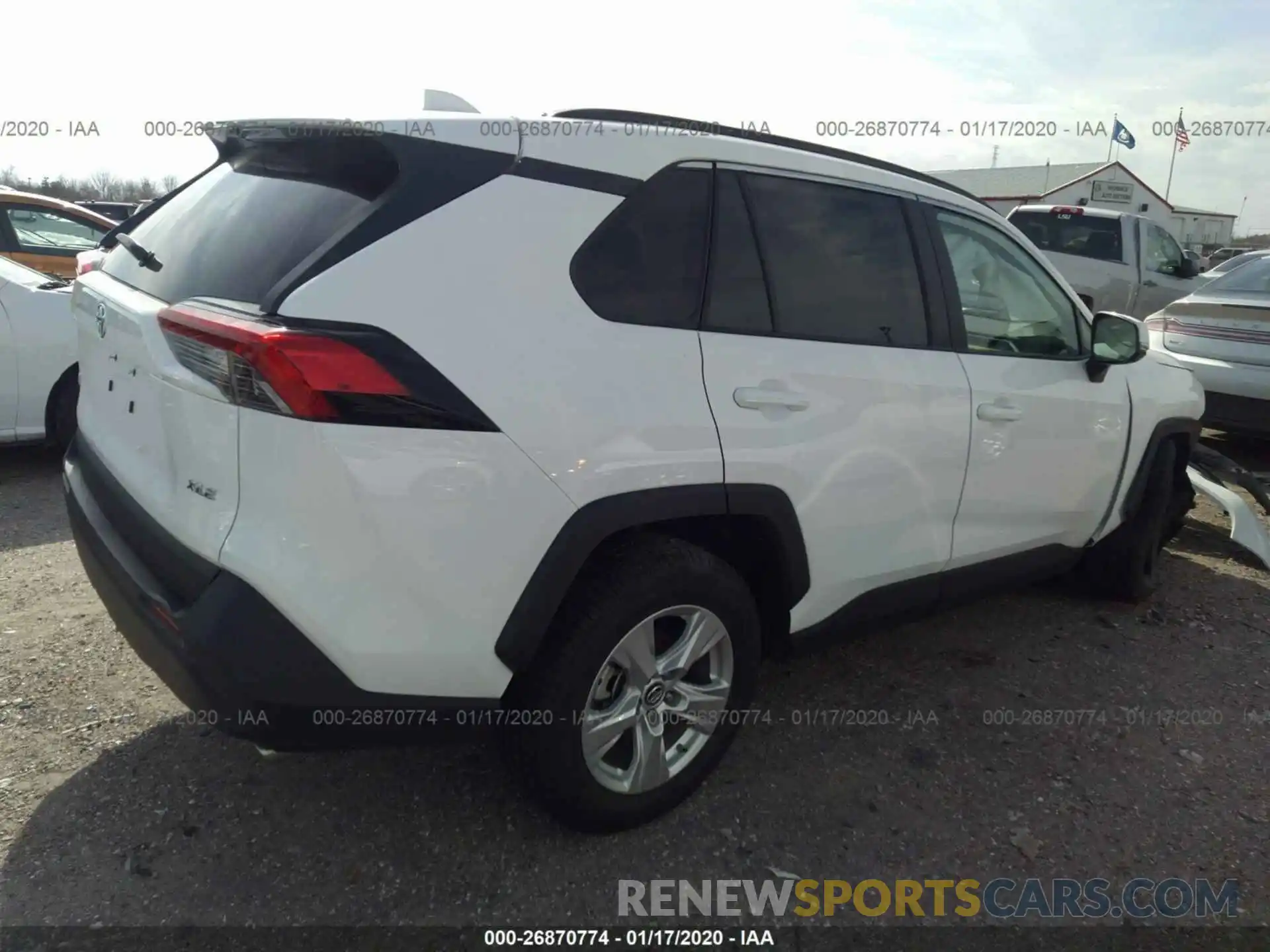 4 Photograph of a damaged car 2T3W1RFV1KC027366 TOYOTA RAV4 2019