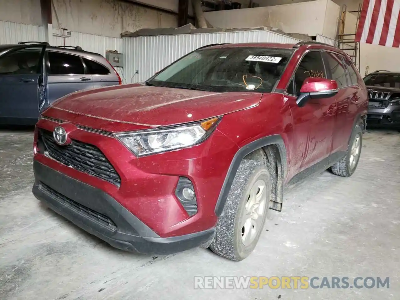 2 Photograph of a damaged car 2T3W1RFV1KC030607 TOYOTA RAV4 2019