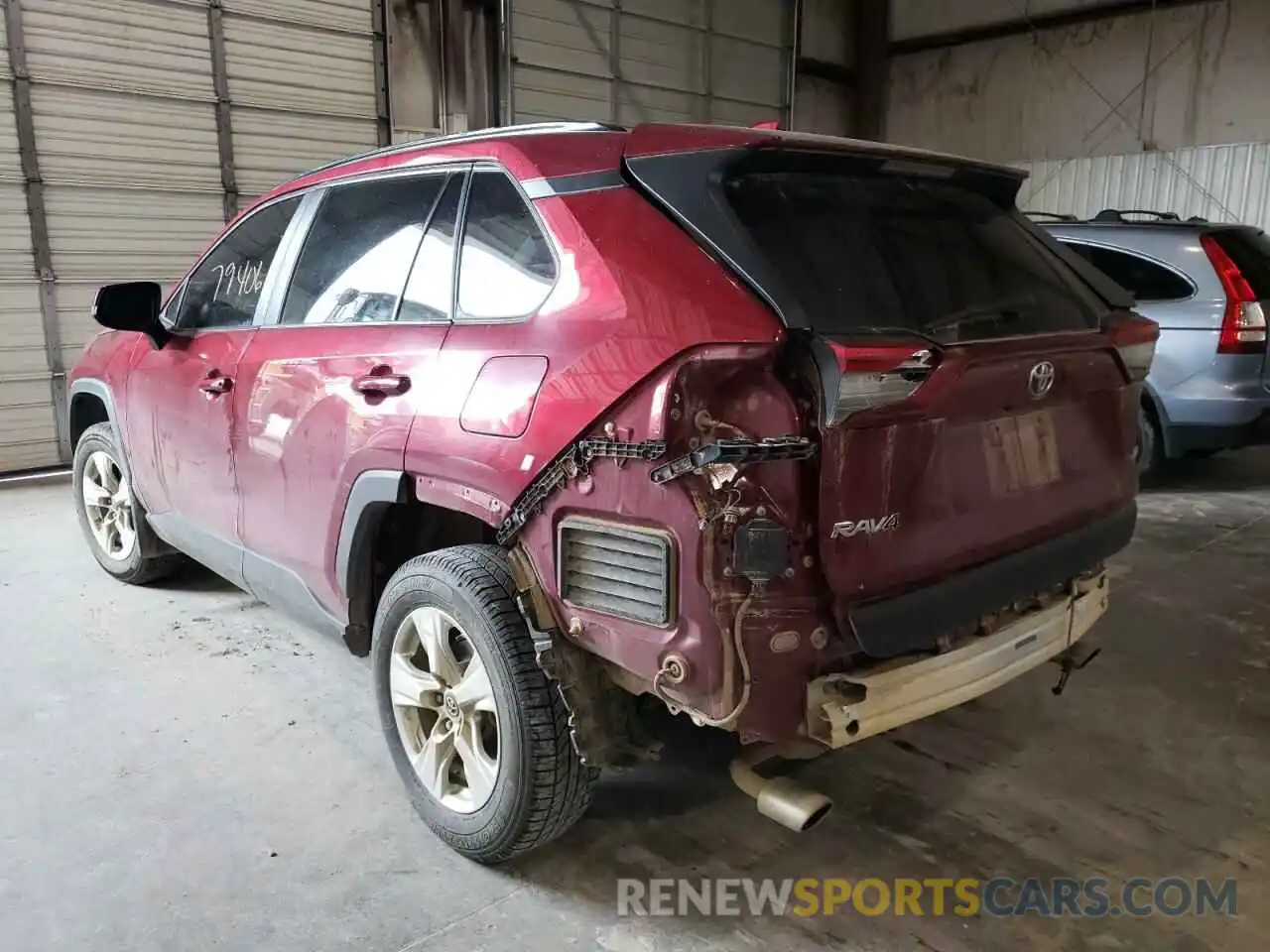 3 Photograph of a damaged car 2T3W1RFV1KC030607 TOYOTA RAV4 2019