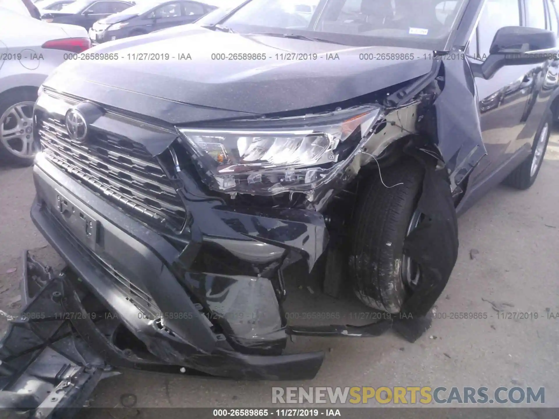 6 Фотография поврежденного автомобиля 2T3W1RFV1KW001607 TOYOTA RAV4 2019