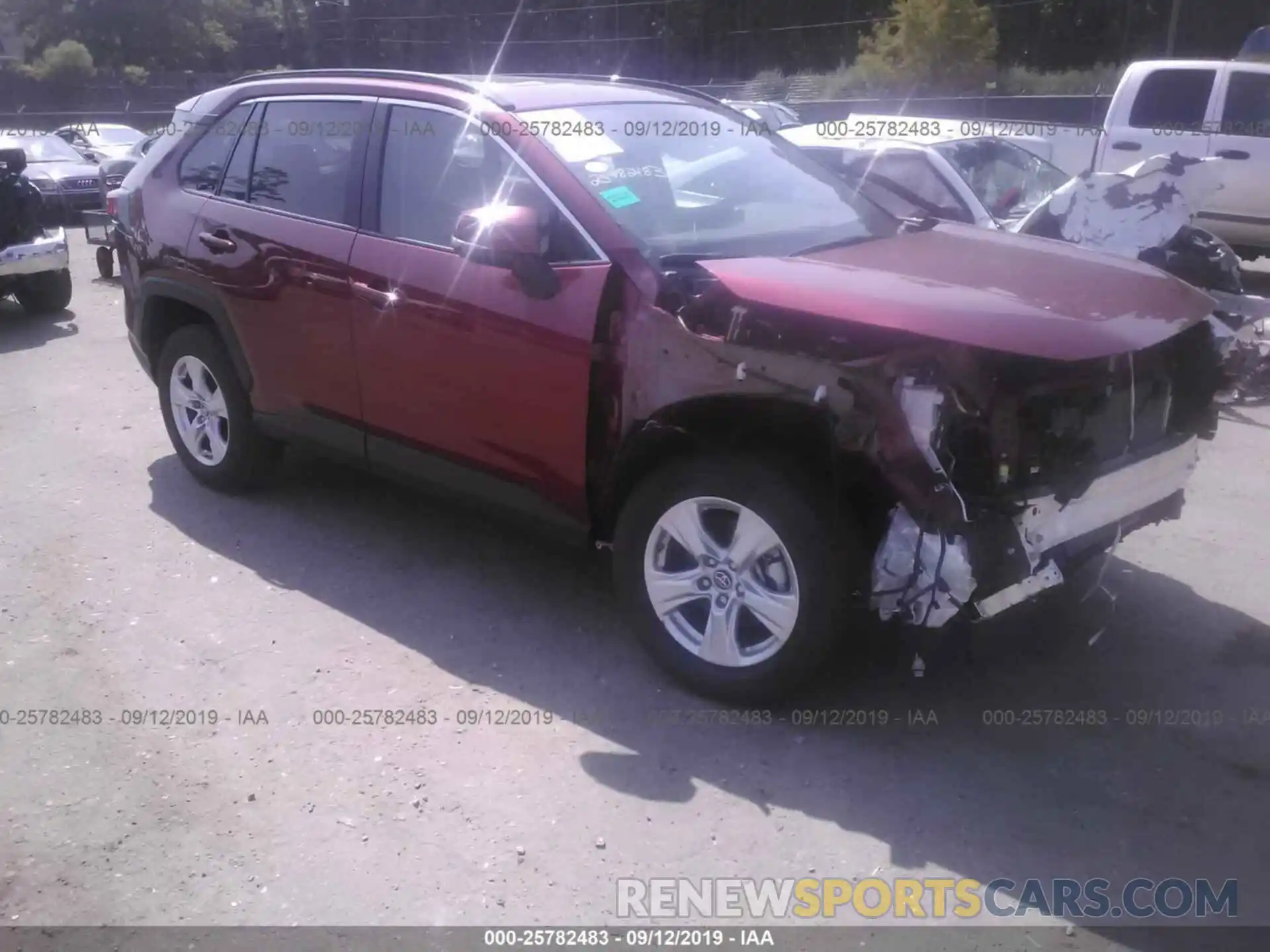 1 Photograph of a damaged car 2T3W1RFV1KW011411 TOYOTA RAV4 2019