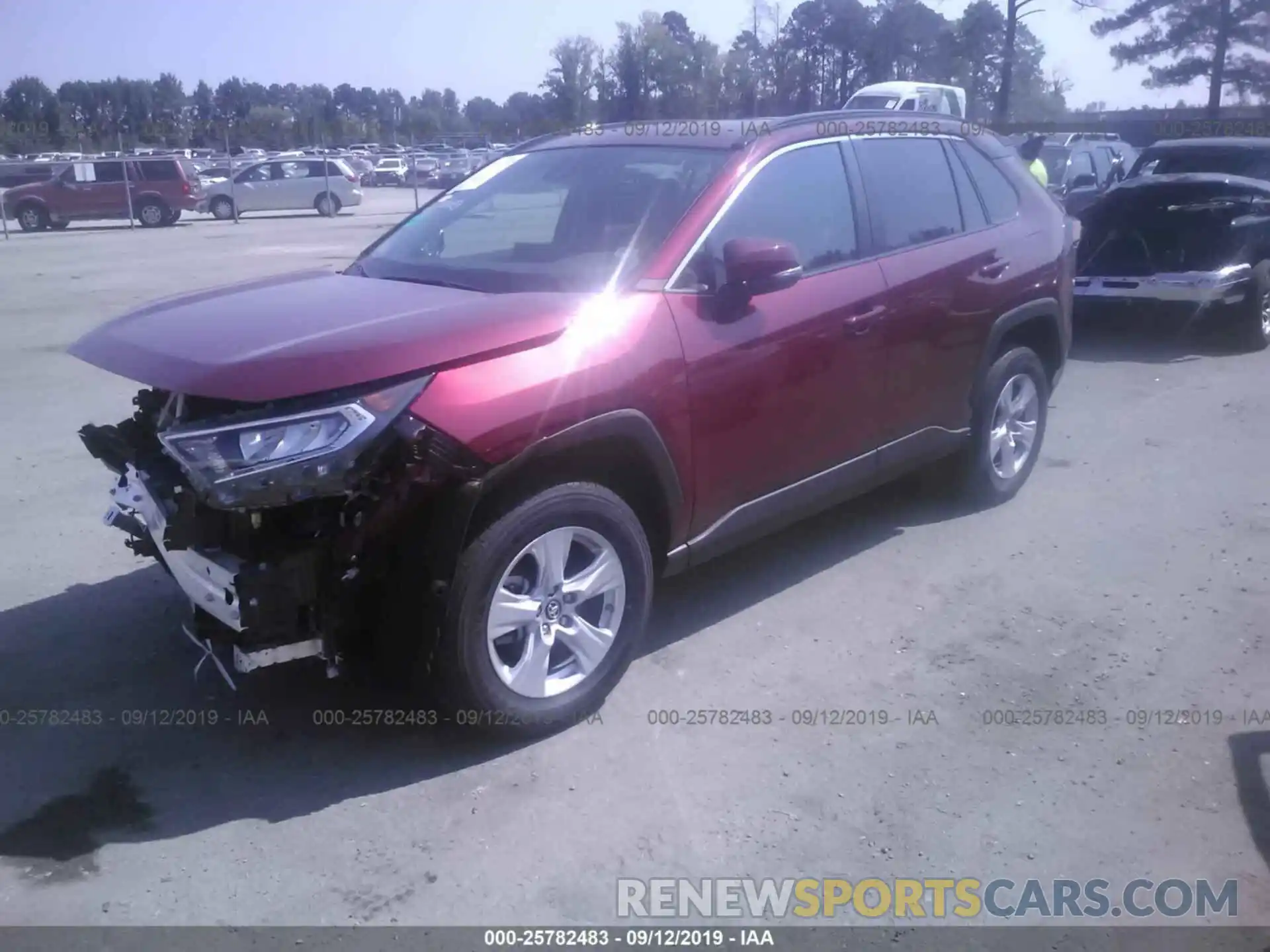 2 Photograph of a damaged car 2T3W1RFV1KW011411 TOYOTA RAV4 2019