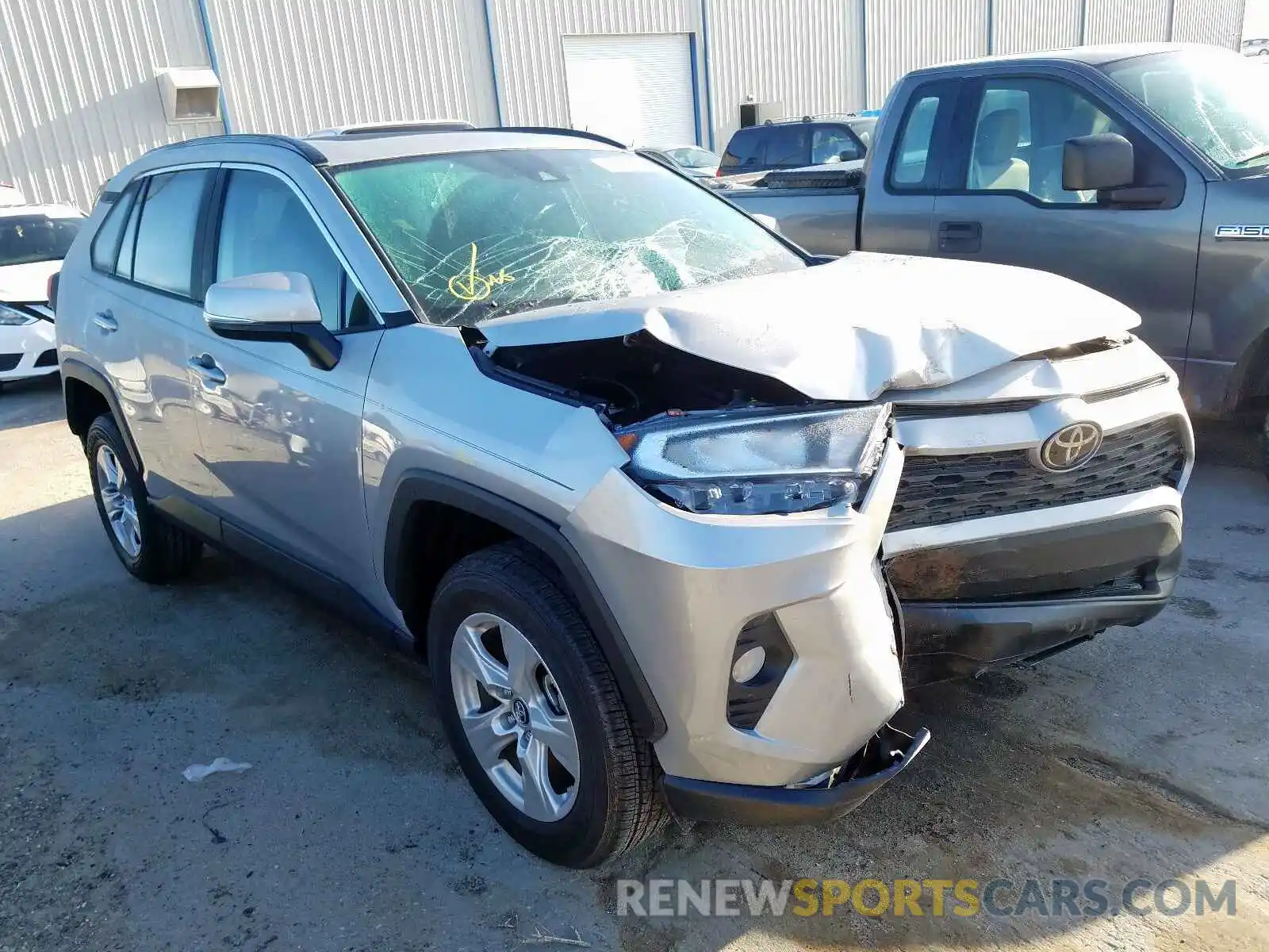 1 Photograph of a damaged car 2T3W1RFV1KW011487 TOYOTA RAV4 2019