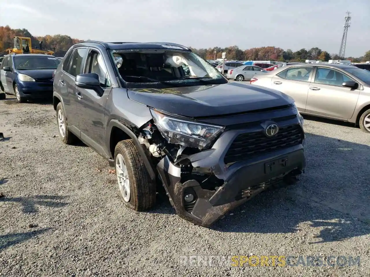 1 Photograph of a damaged car 2T3W1RFV1KW013904 TOYOTA RAV4 2019