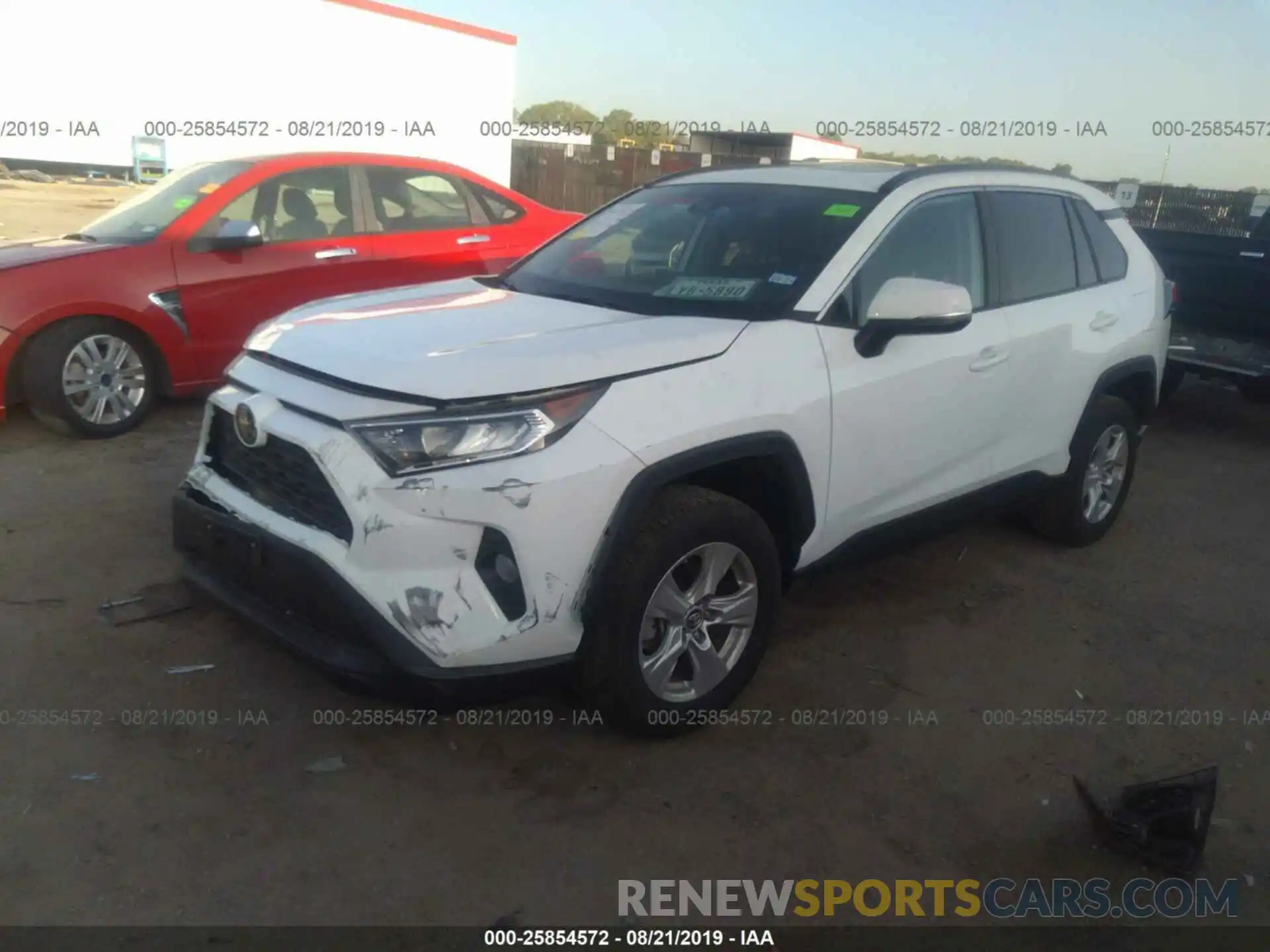 2 Photograph of a damaged car 2T3W1RFV1KW014311 TOYOTA RAV4 2019