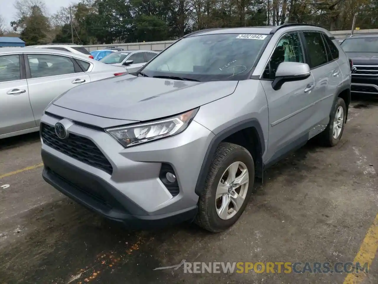 2 Photograph of a damaged car 2T3W1RFV1KW018813 TOYOTA RAV4 2019