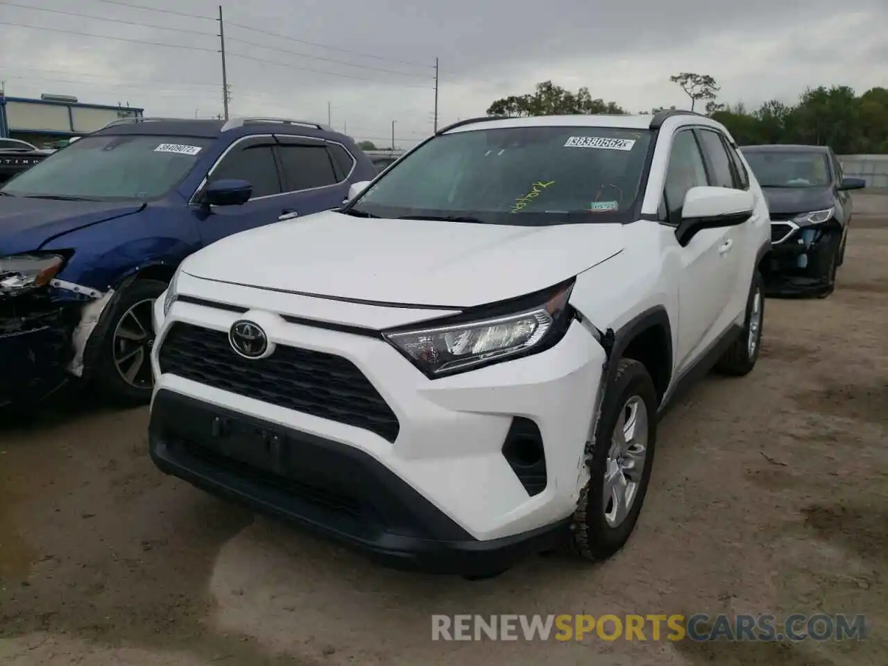 2 Photograph of a damaged car 2T3W1RFV1KW019931 TOYOTA RAV4 2019