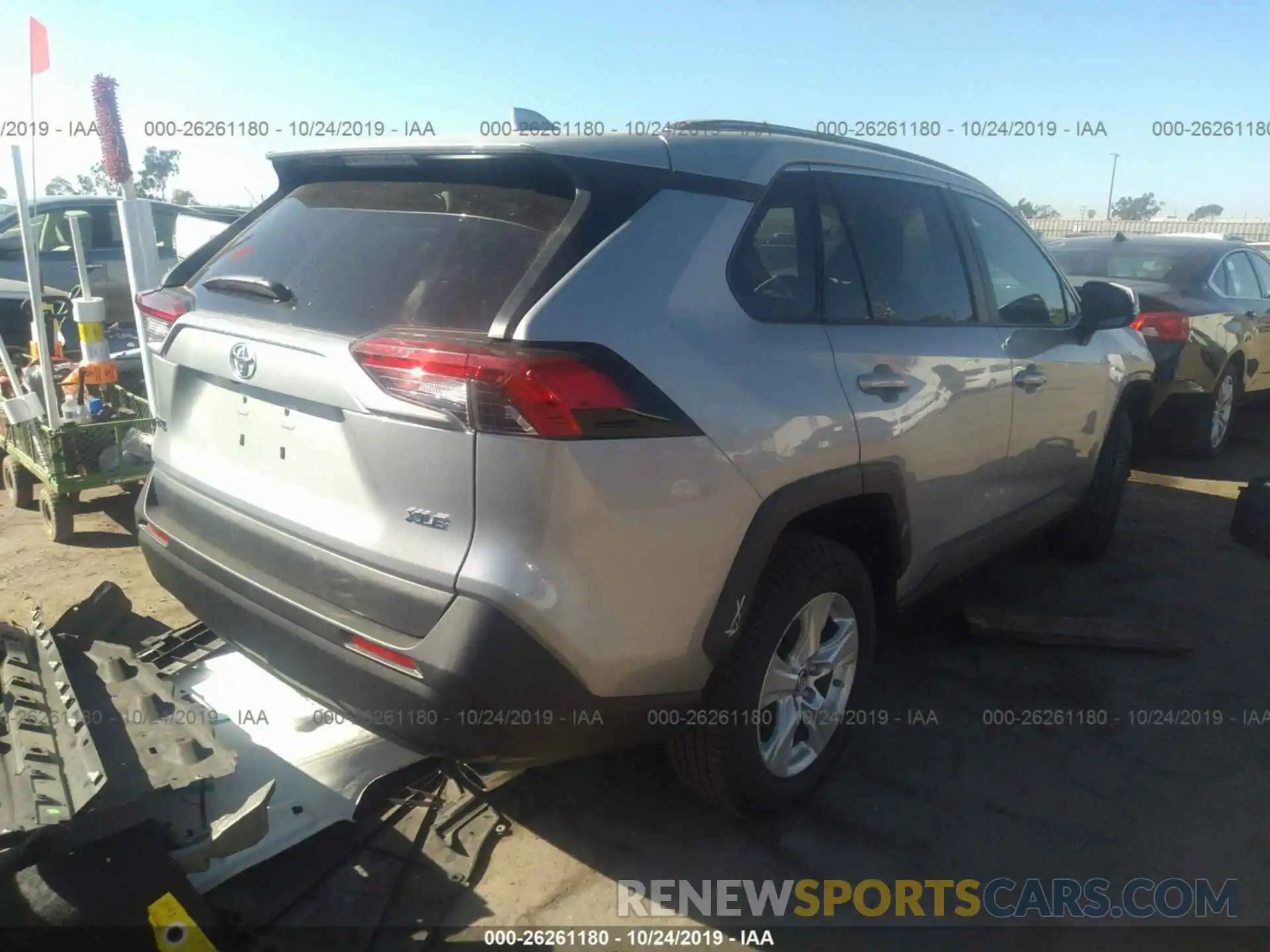 4 Фотография поврежденного автомобиля 2T3W1RFV1KW024207 TOYOTA RAV4 2019