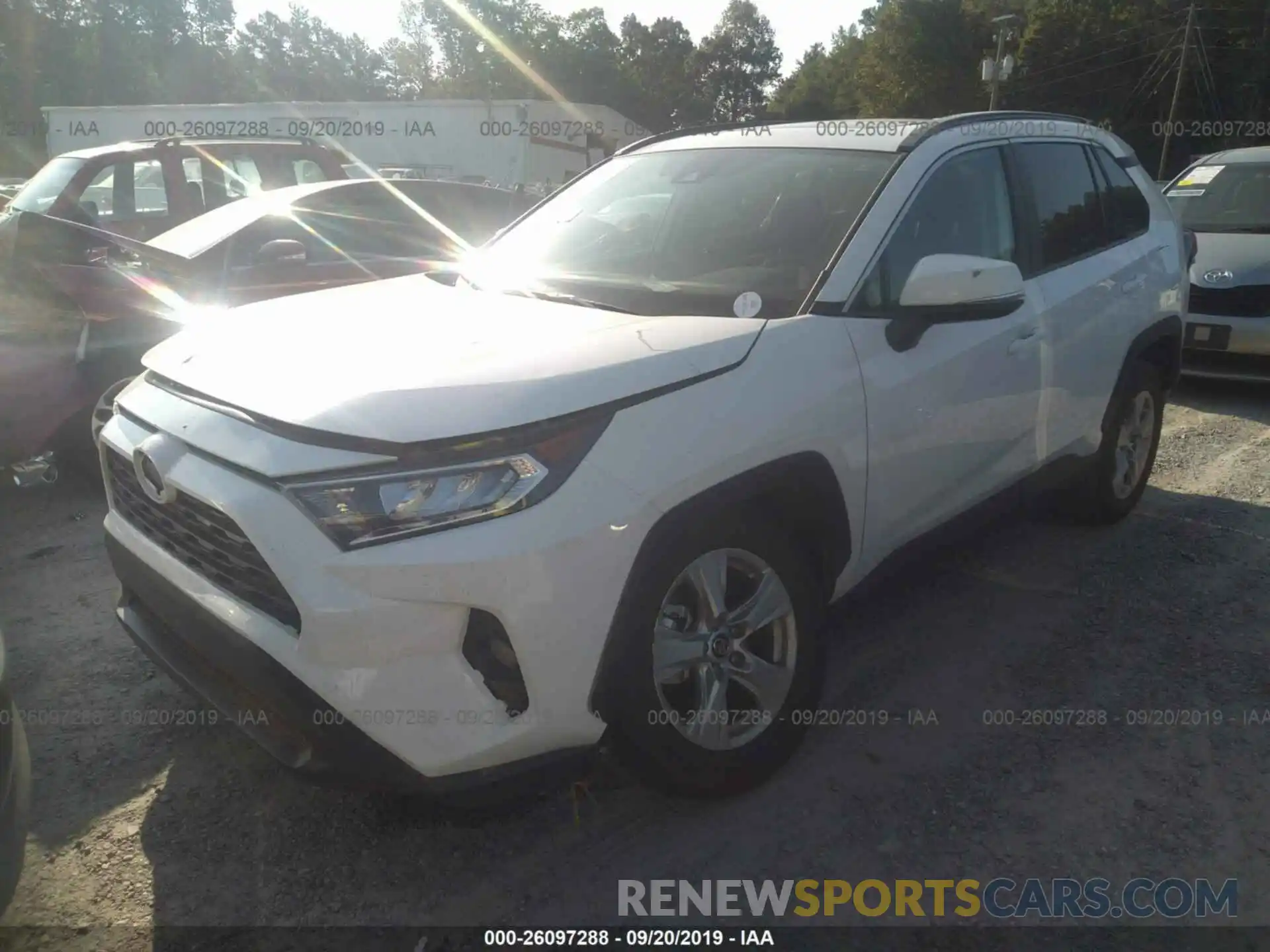 2 Photograph of a damaged car 2T3W1RFV1KW026278 TOYOTA RAV4 2019