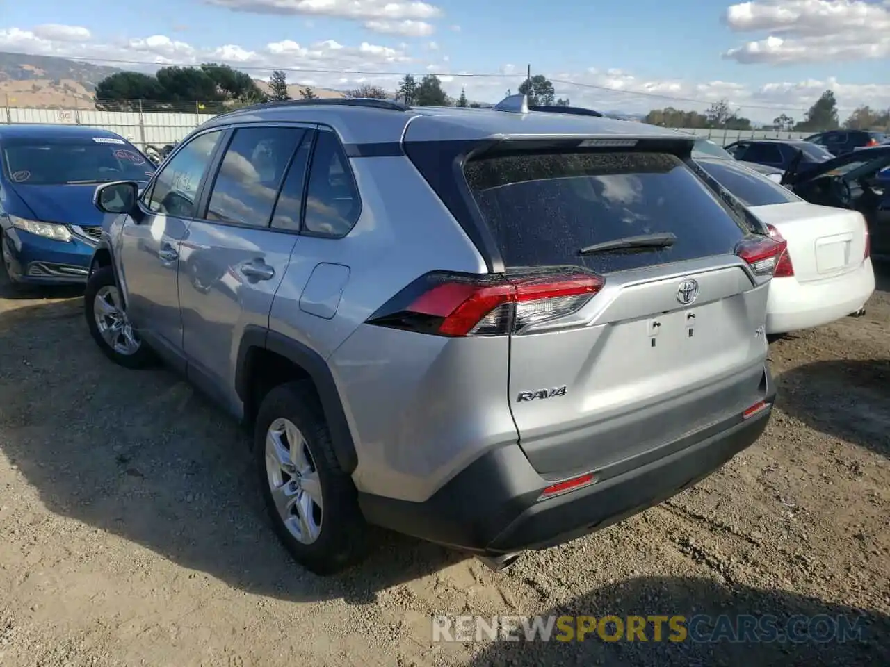 3 Photograph of a damaged car 2T3W1RFV1KW029777 TOYOTA RAV4 2019