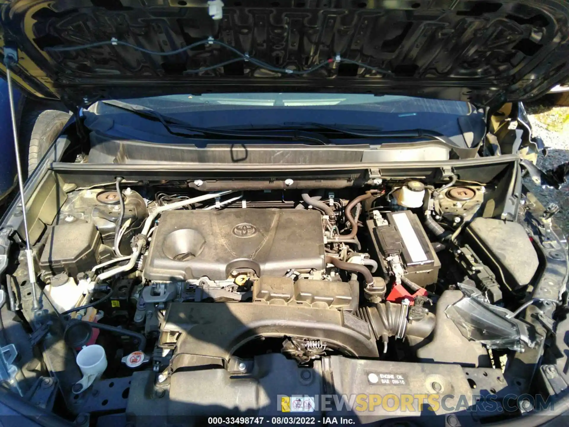 10 Фотография поврежденного автомобиля 2T3W1RFV1KW031366 TOYOTA RAV4 2019