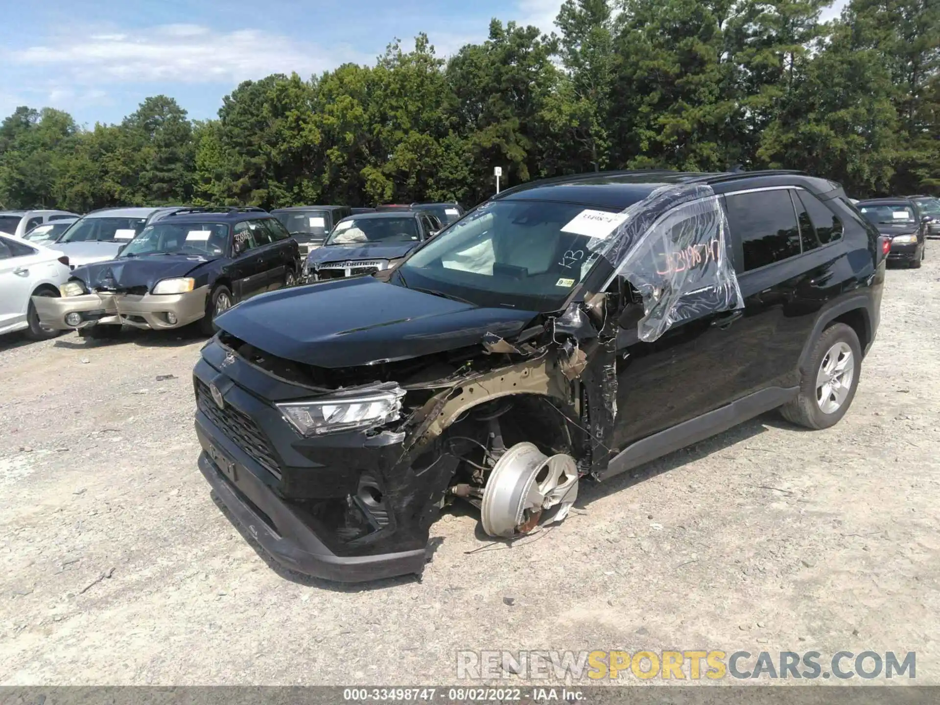 2 Photograph of a damaged car 2T3W1RFV1KW031366 TOYOTA RAV4 2019