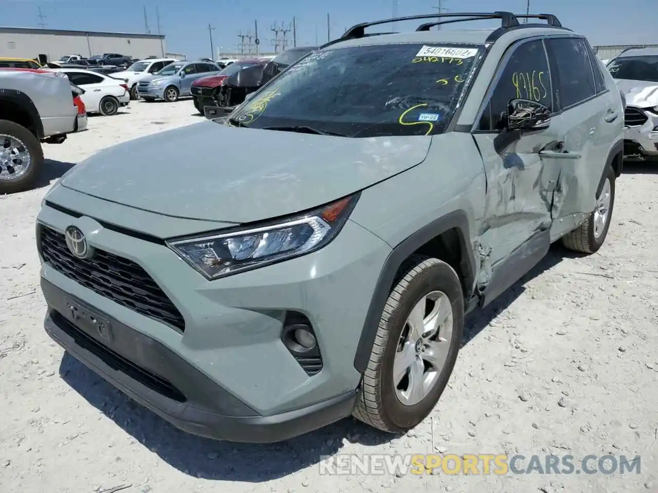 2 Photograph of a damaged car 2T3W1RFV1KW042173 TOYOTA RAV4 2019