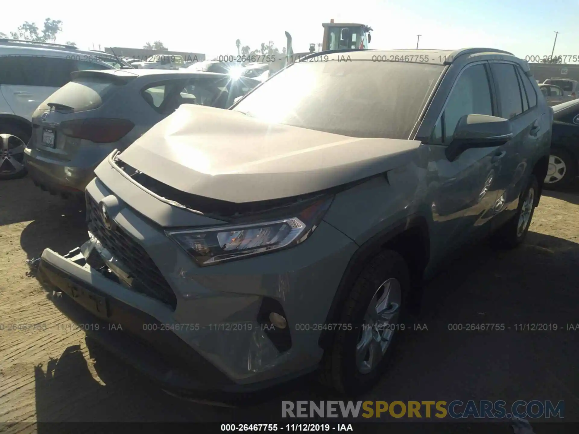 2 Photograph of a damaged car 2T3W1RFV1KW042447 TOYOTA RAV4 2019