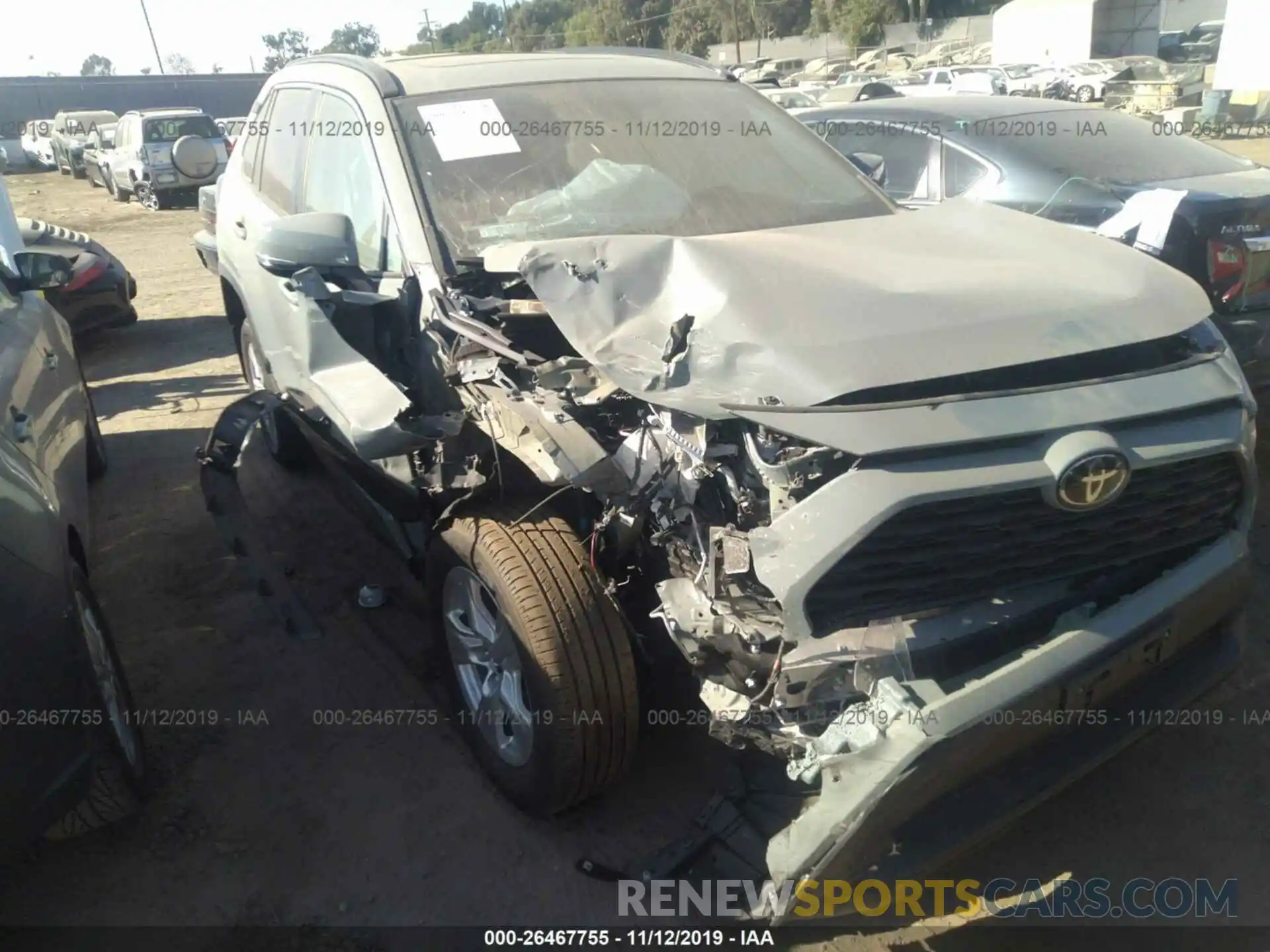 6 Photograph of a damaged car 2T3W1RFV1KW042447 TOYOTA RAV4 2019