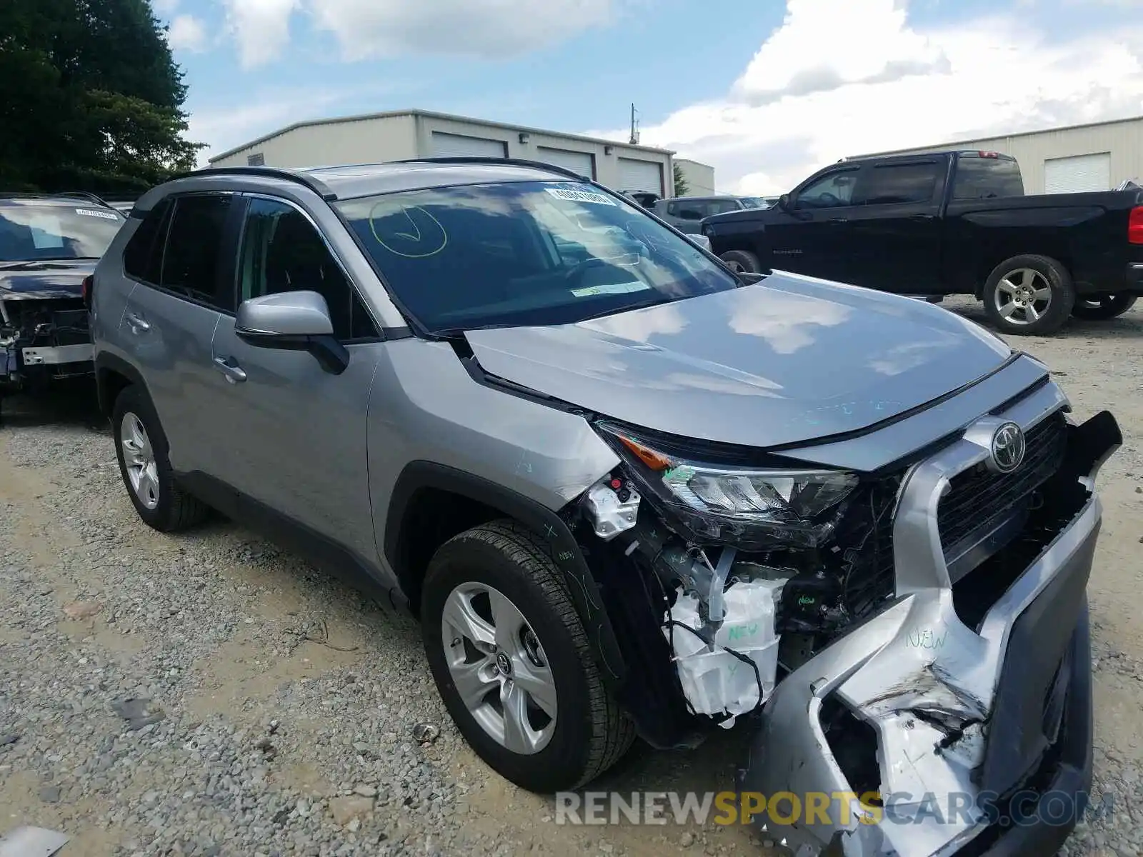 1 Photograph of a damaged car 2T3W1RFV1KW046613 TOYOTA RAV4 2019