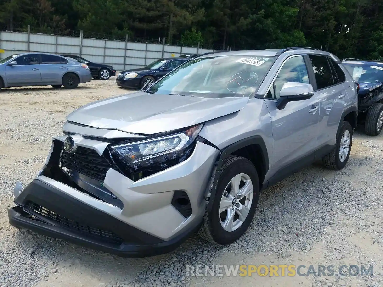 2 Photograph of a damaged car 2T3W1RFV1KW046613 TOYOTA RAV4 2019