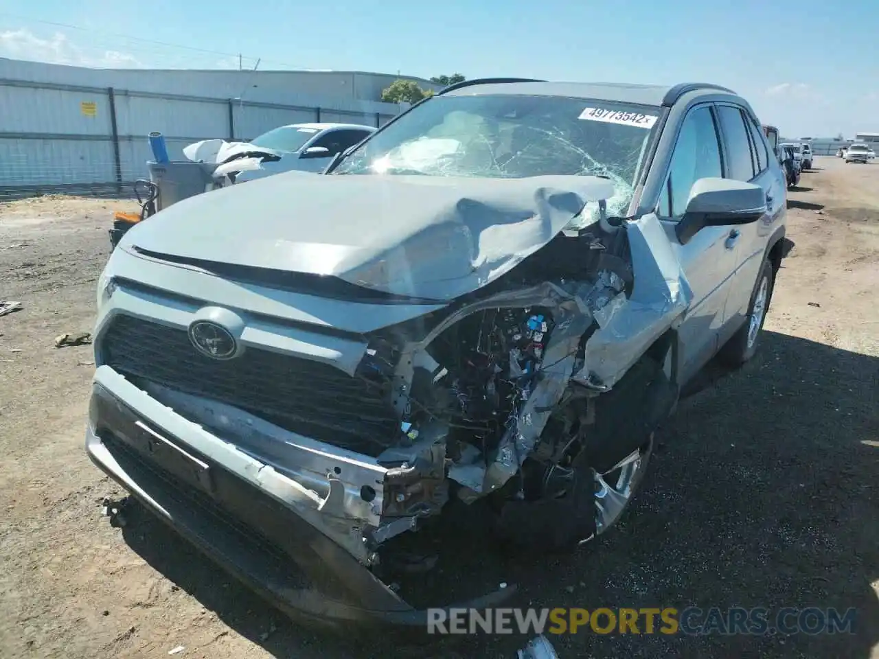 2 Photograph of a damaged car 2T3W1RFV1KW047065 TOYOTA RAV4 2019