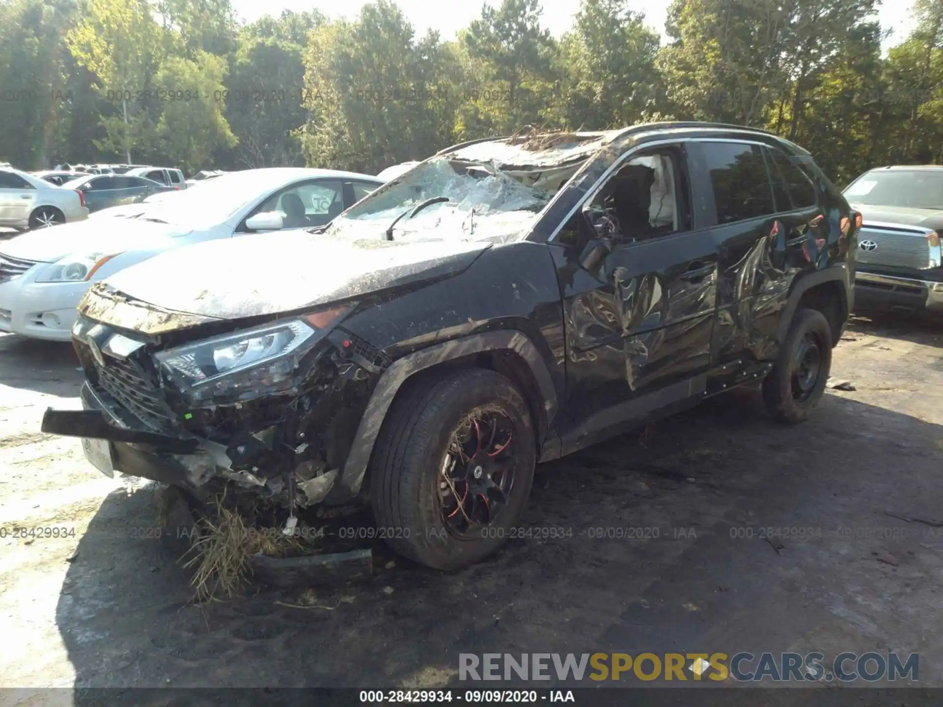 2 Photograph of a damaged car 2T3W1RFV2KC002685 TOYOTA RAV4 2019