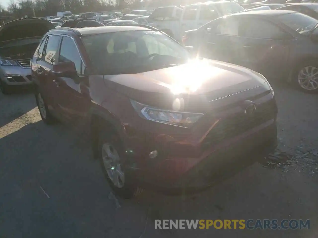 1 Photograph of a damaged car 2T3W1RFV2KC003481 TOYOTA RAV4 2019