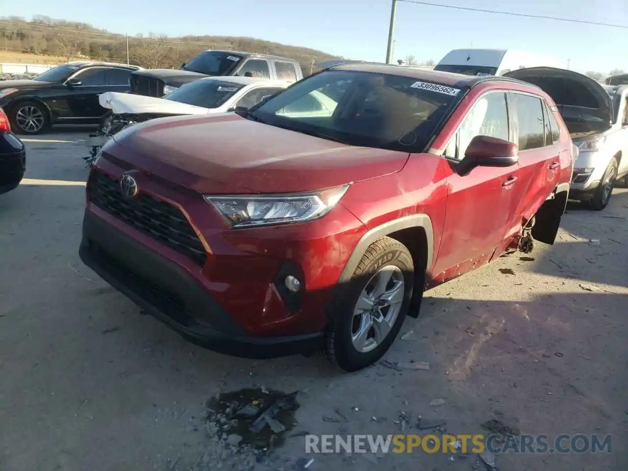 2 Photograph of a damaged car 2T3W1RFV2KC003481 TOYOTA RAV4 2019