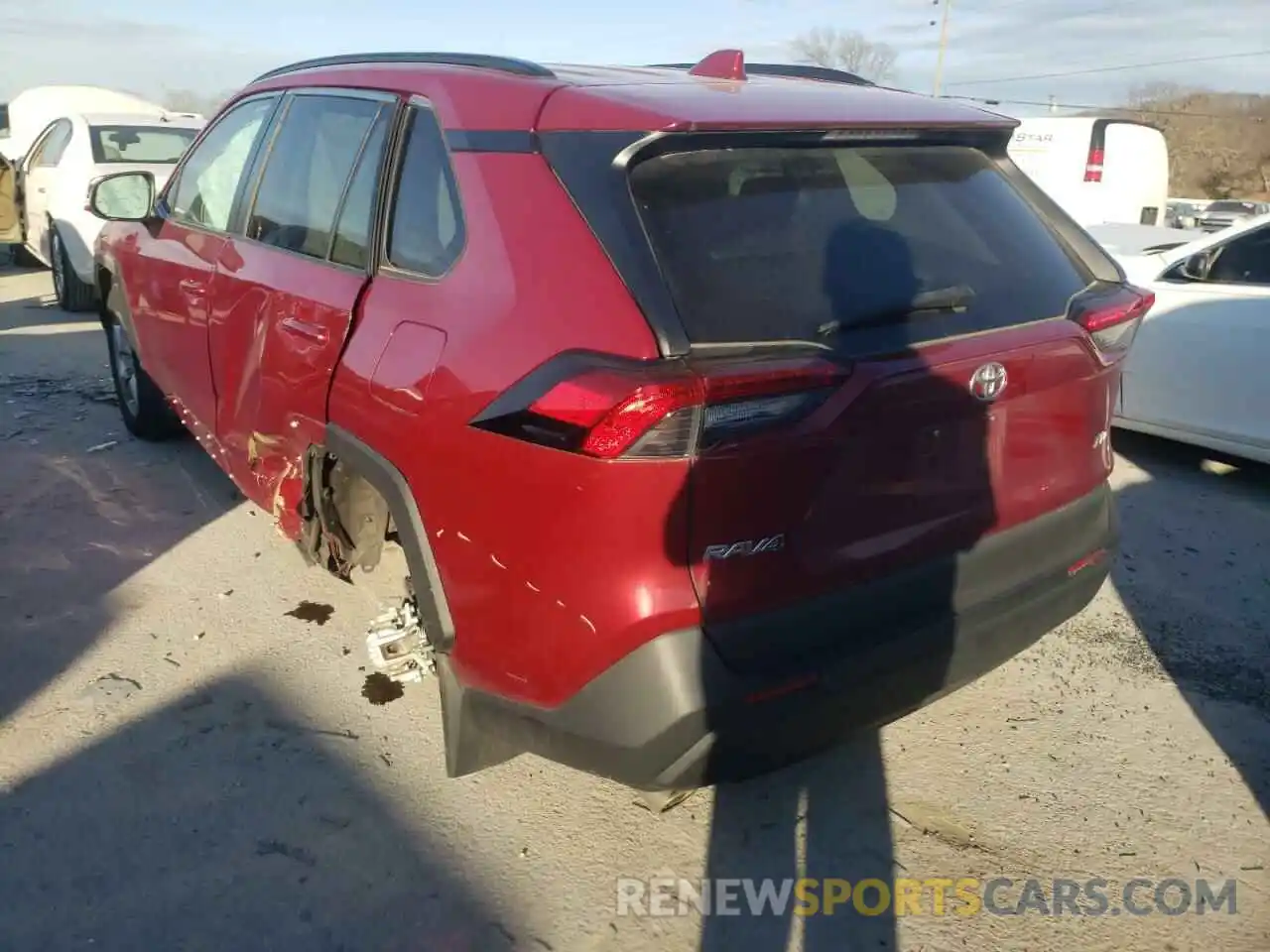 3 Photograph of a damaged car 2T3W1RFV2KC003481 TOYOTA RAV4 2019