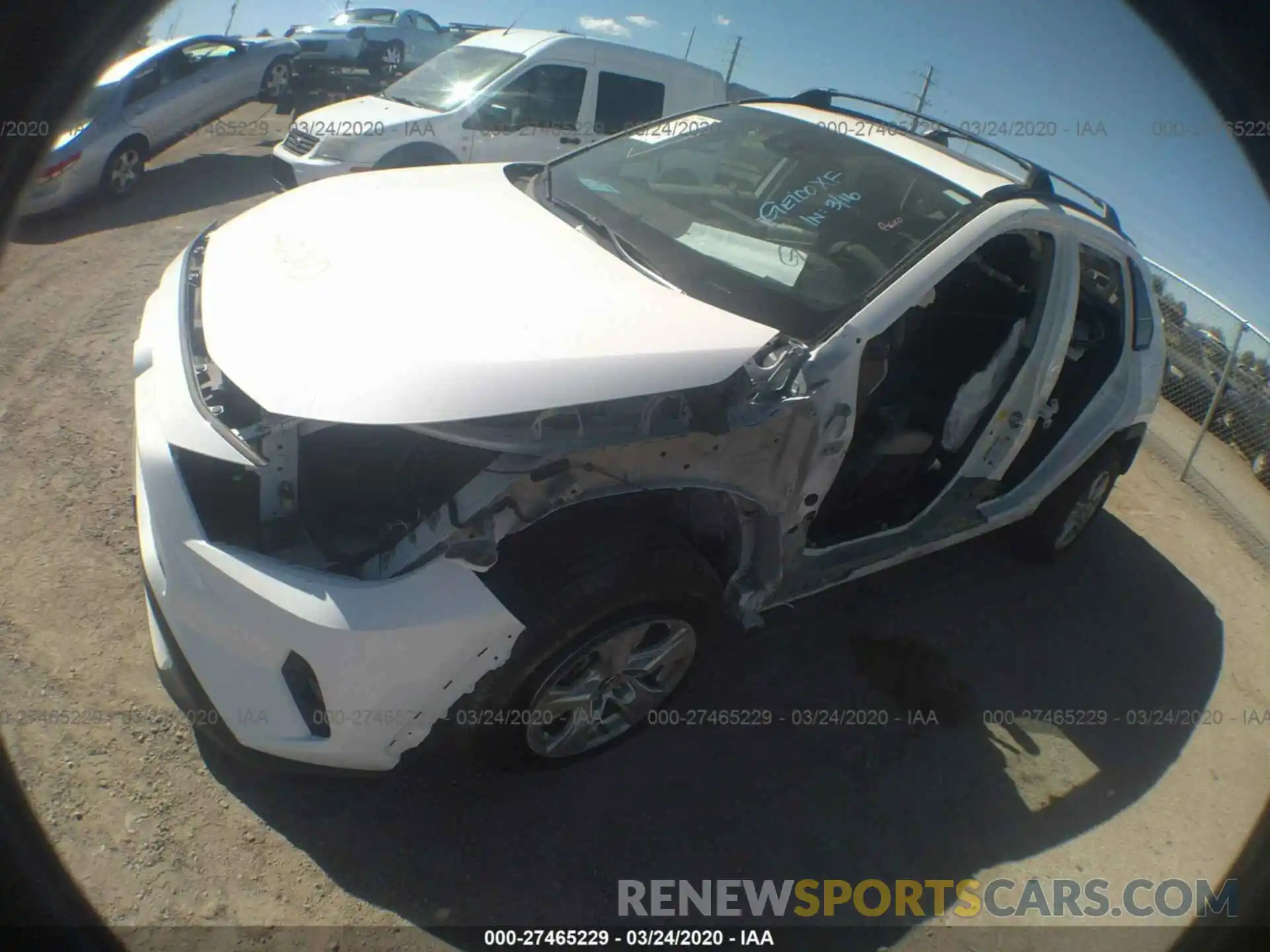 2 Photograph of a damaged car 2T3W1RFV2KC003593 TOYOTA RAV4 2019