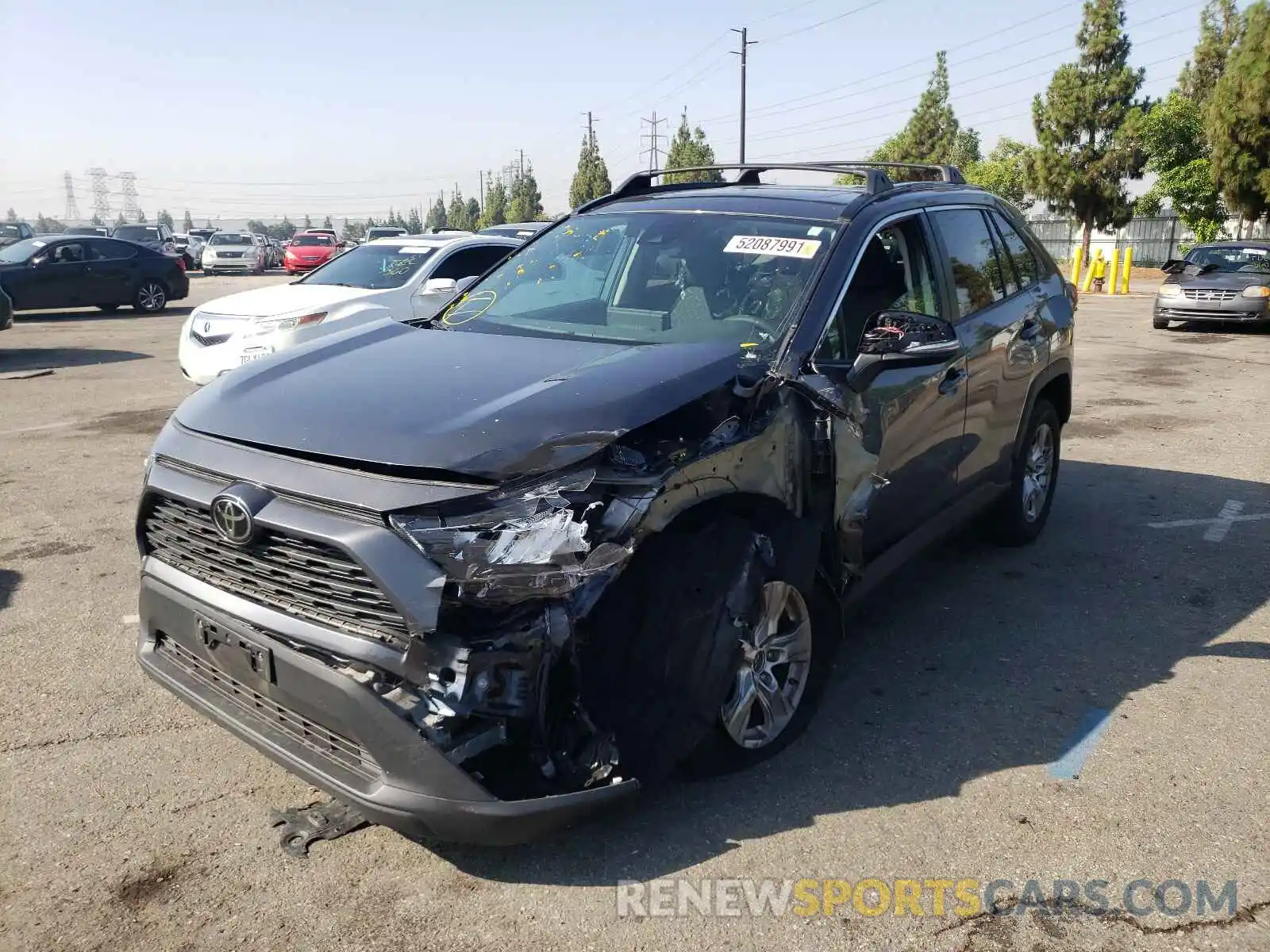 9 Photograph of a damaged car 2T3W1RFV2KC027988 TOYOTA RAV4 2019