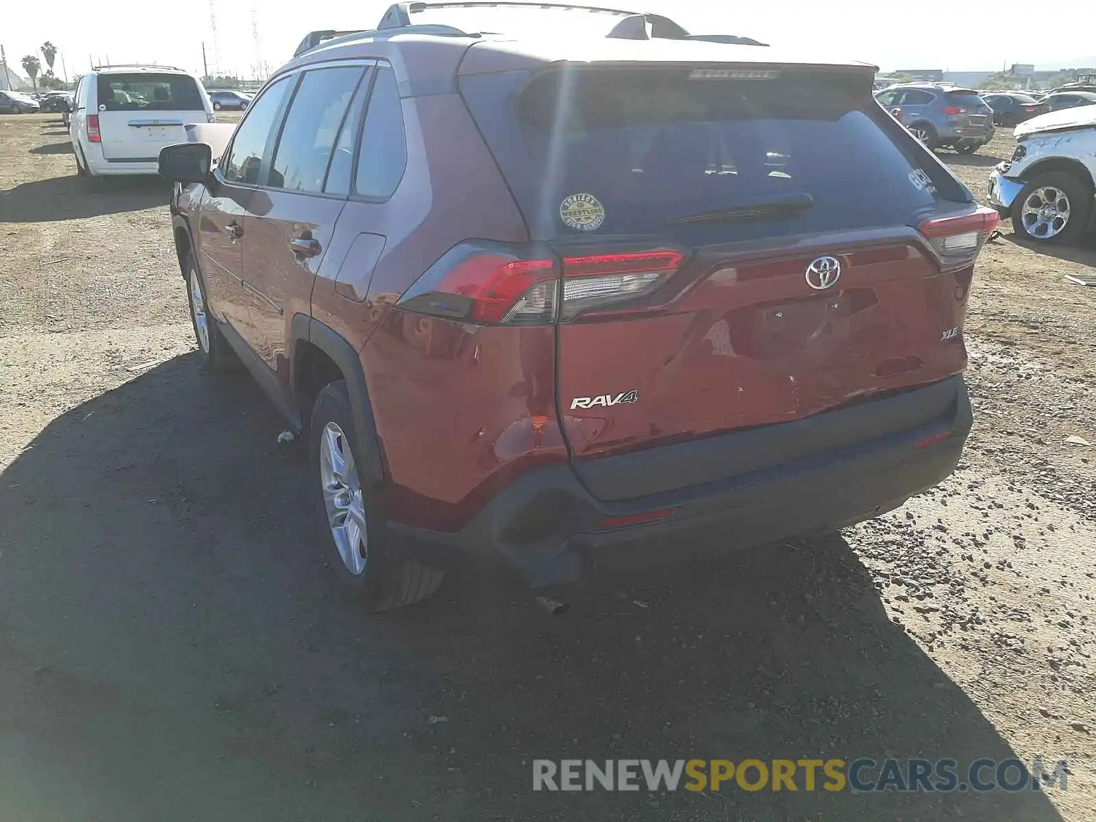 3 Photograph of a damaged car 2T3W1RFV2KC028980 TOYOTA RAV4 2019