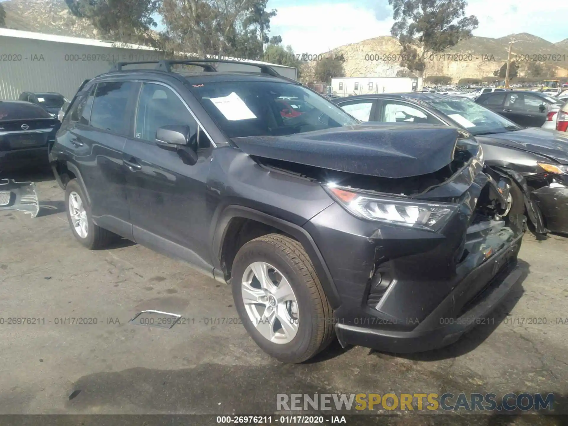 1 Photograph of a damaged car 2T3W1RFV2KC029725 TOYOTA RAV4 2019