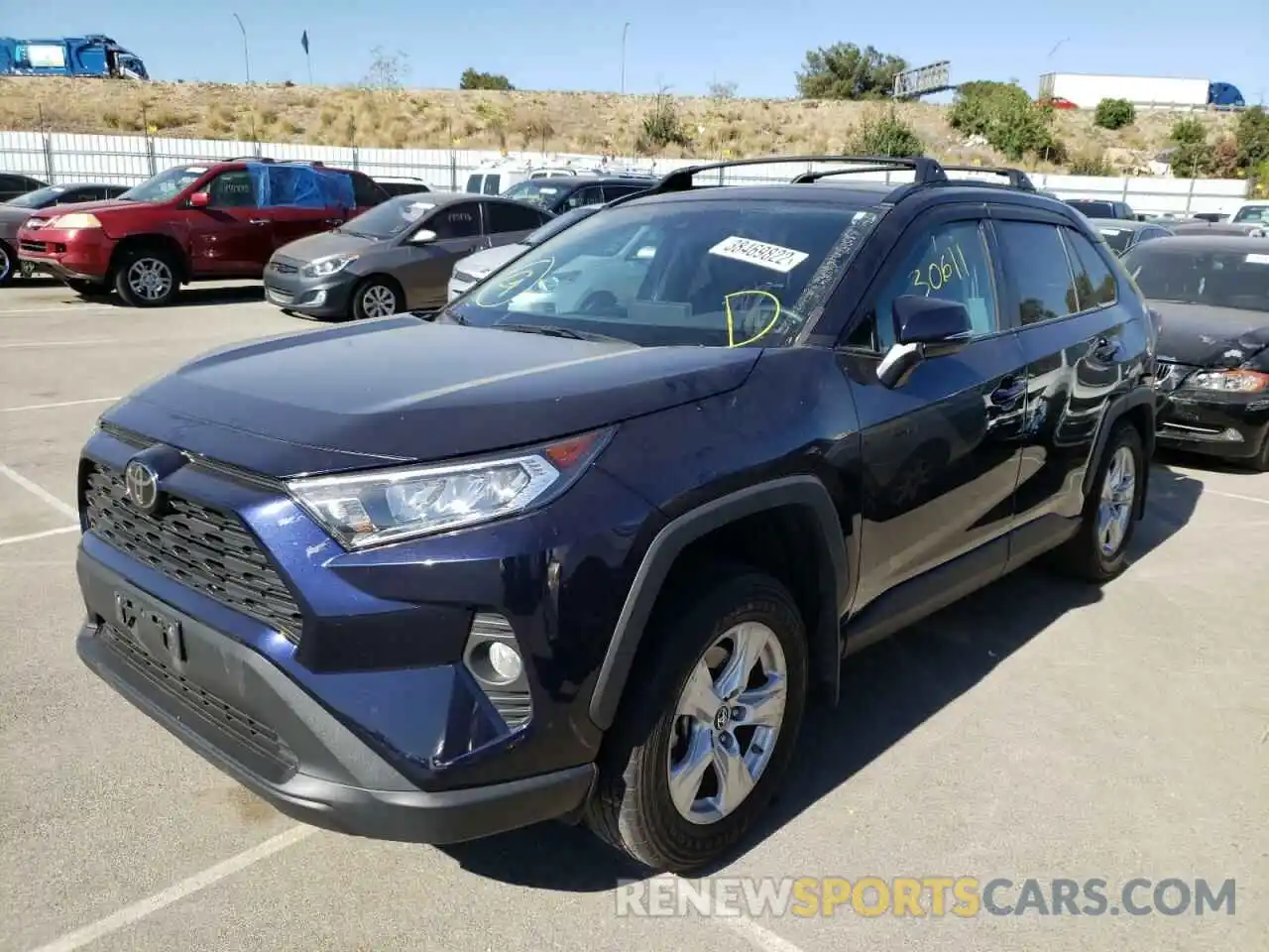 2 Photograph of a damaged car 2T3W1RFV2KW003771 TOYOTA RAV4 2019