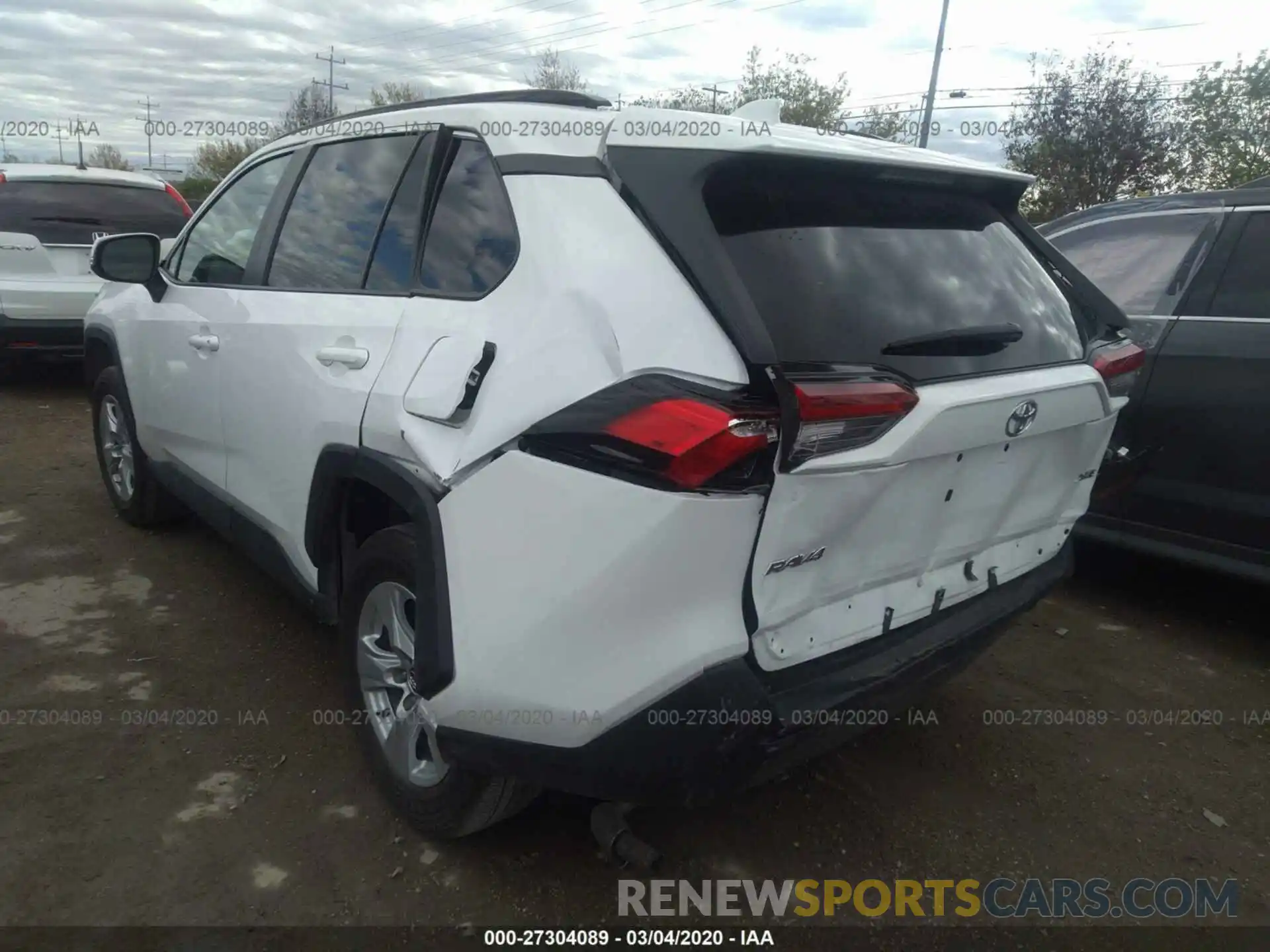 3 Фотография поврежденного автомобиля 2T3W1RFV2KW007545 TOYOTA RAV4 2019