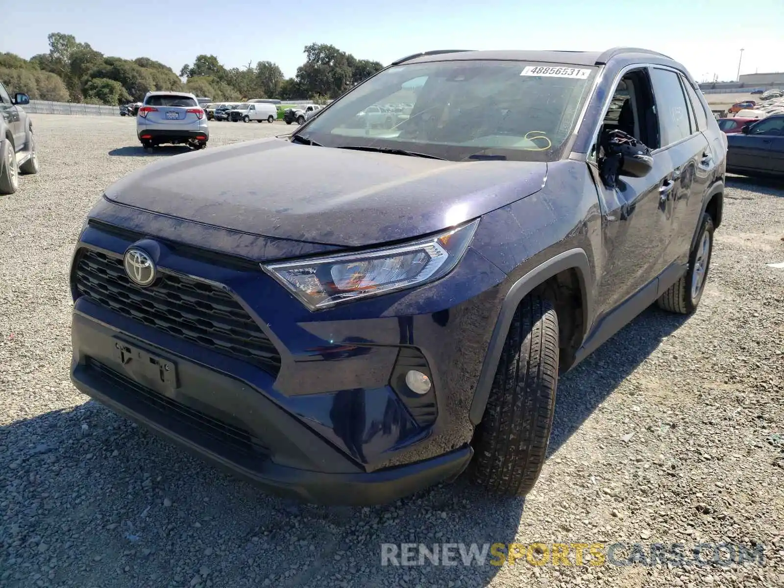 2 Фотография поврежденного автомобиля 2T3W1RFV2KW012244 TOYOTA RAV4 2019