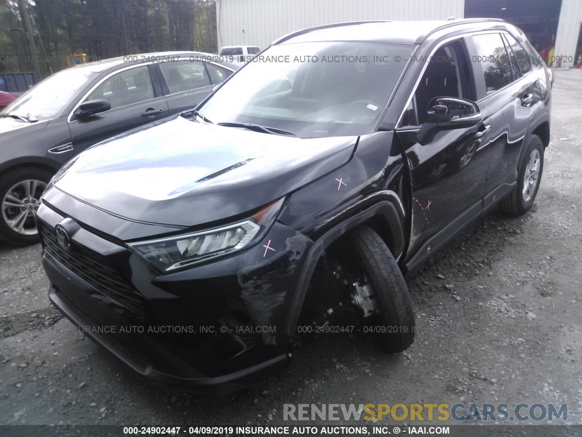 2 Photograph of a damaged car 2T3W1RFV2KW013958 TOYOTA RAV4 2019