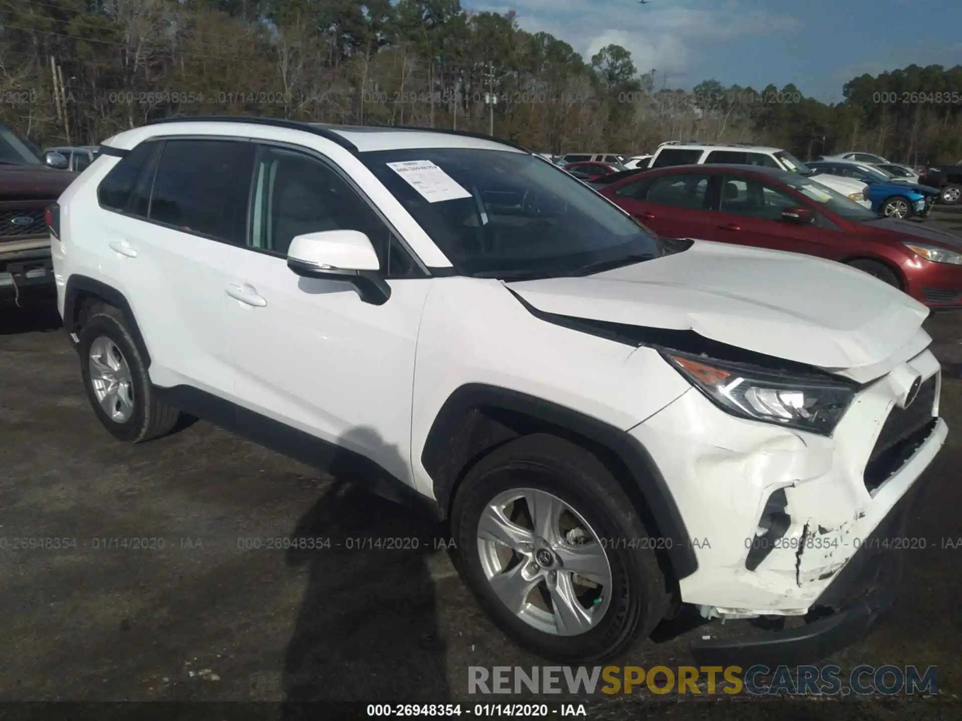 1 Photograph of a damaged car 2T3W1RFV2KW015354 TOYOTA RAV4 2019