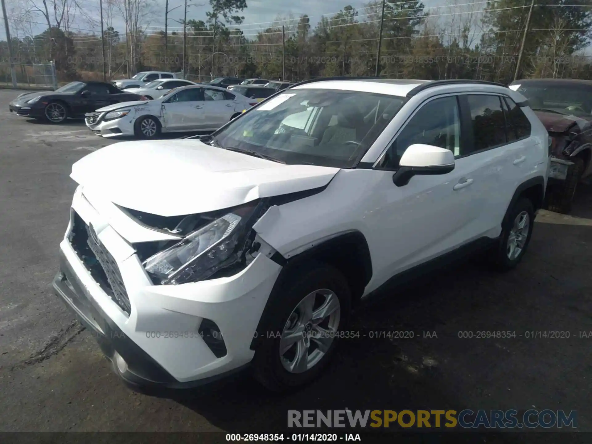 2 Photograph of a damaged car 2T3W1RFV2KW015354 TOYOTA RAV4 2019