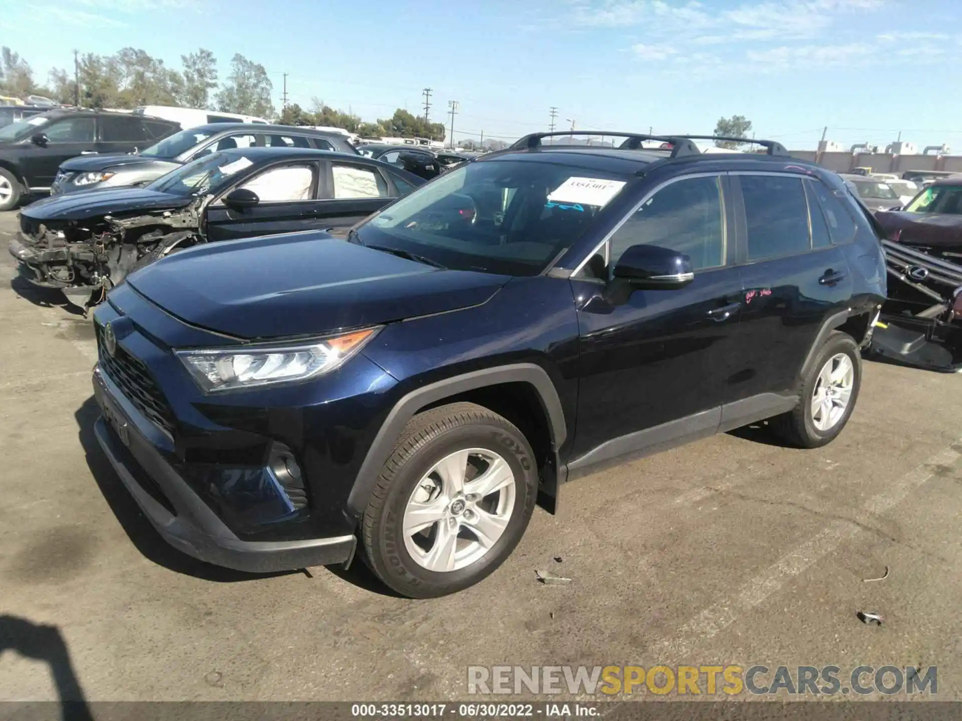 2 Photograph of a damaged car 2T3W1RFV2KW018528 TOYOTA RAV4 2019