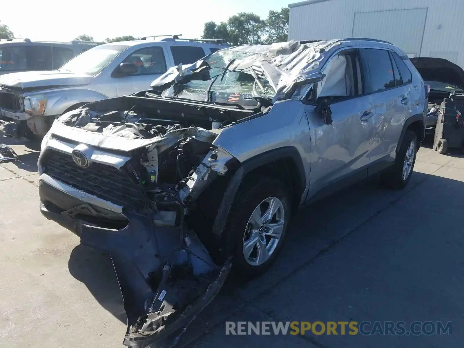 2 Photograph of a damaged car 2T3W1RFV2KW019405 TOYOTA RAV4 2019