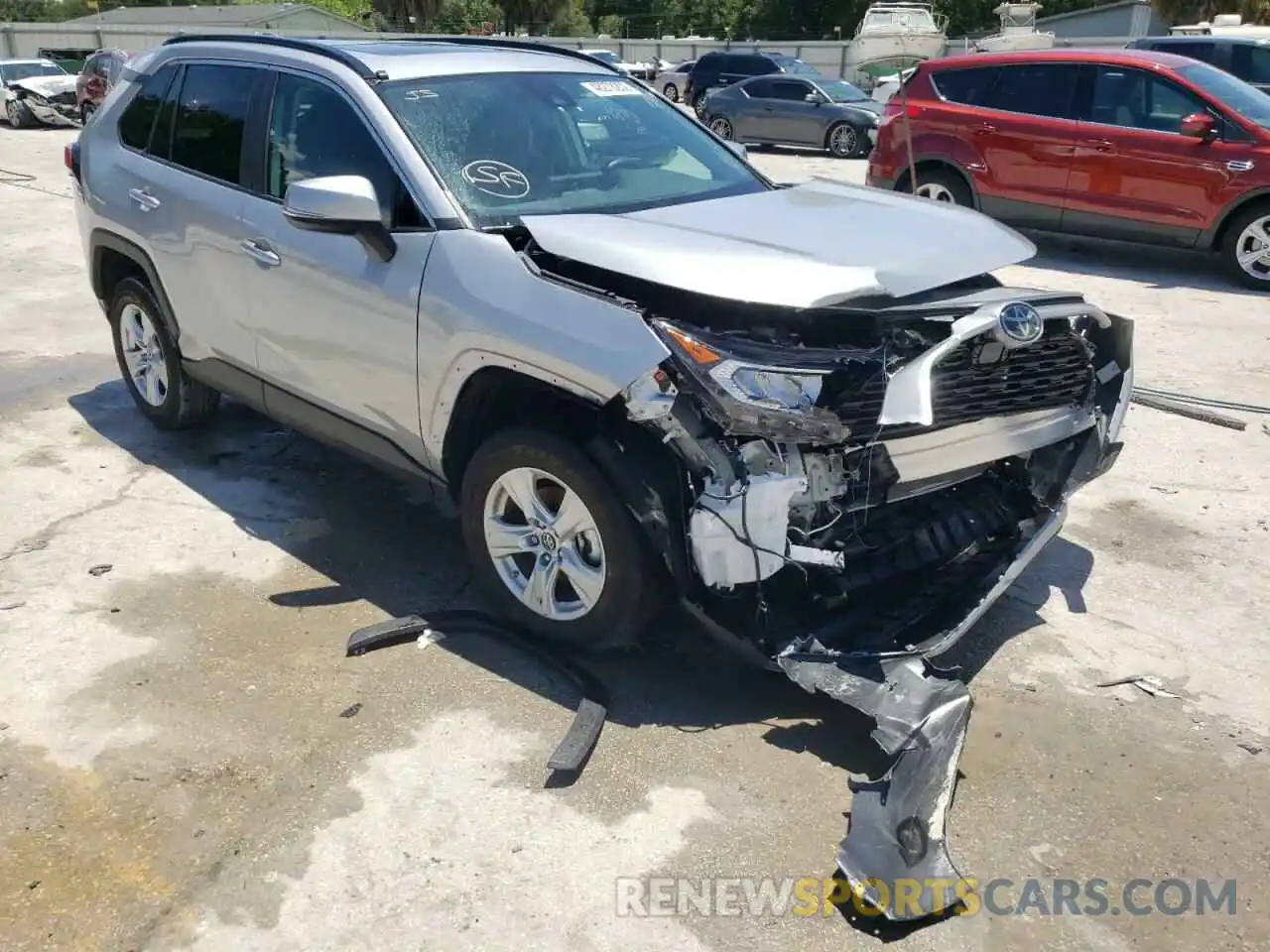 1 Photograph of a damaged car 2T3W1RFV2KW024569 TOYOTA RAV4 2019