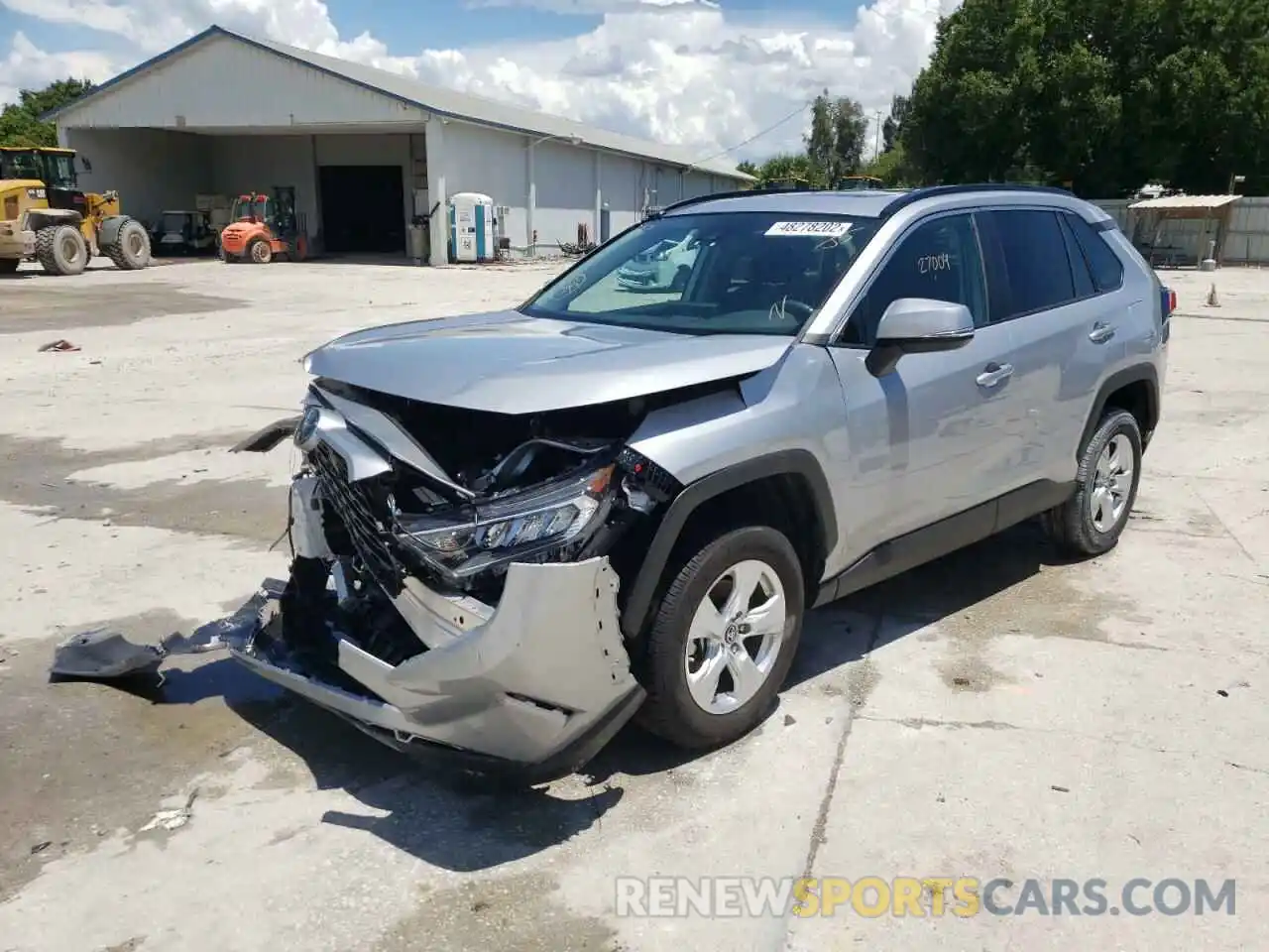 2 Photograph of a damaged car 2T3W1RFV2KW024569 TOYOTA RAV4 2019