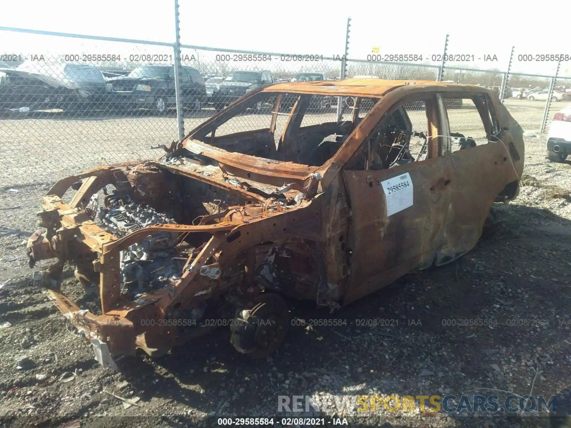 2 Photograph of a damaged car 2T3W1RFV2KW029559 TOYOTA RAV4 2019