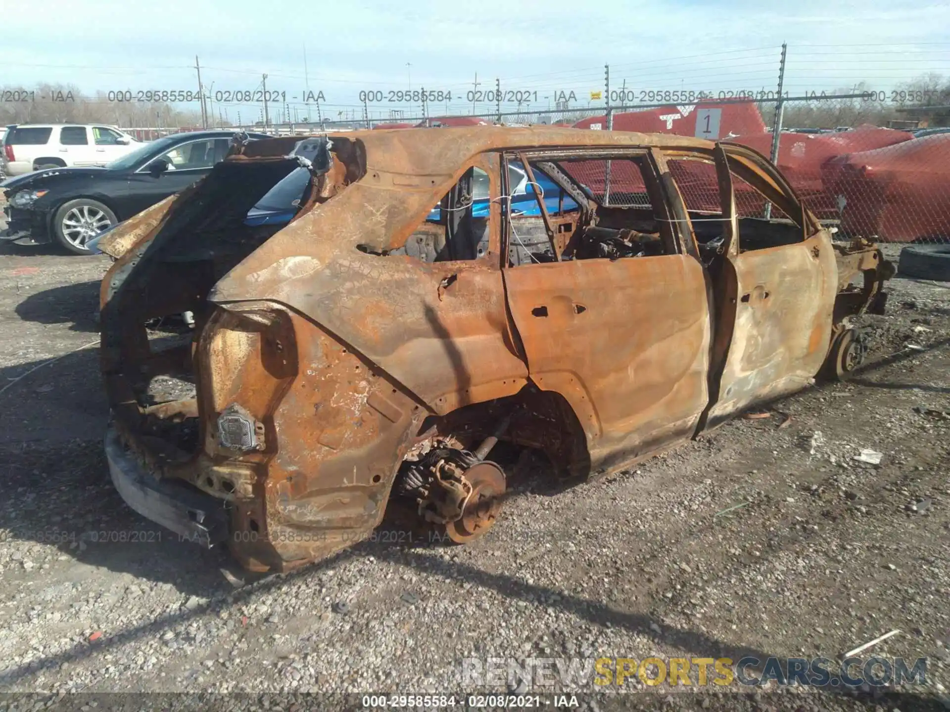 4 Фотография поврежденного автомобиля 2T3W1RFV2KW029559 TOYOTA RAV4 2019