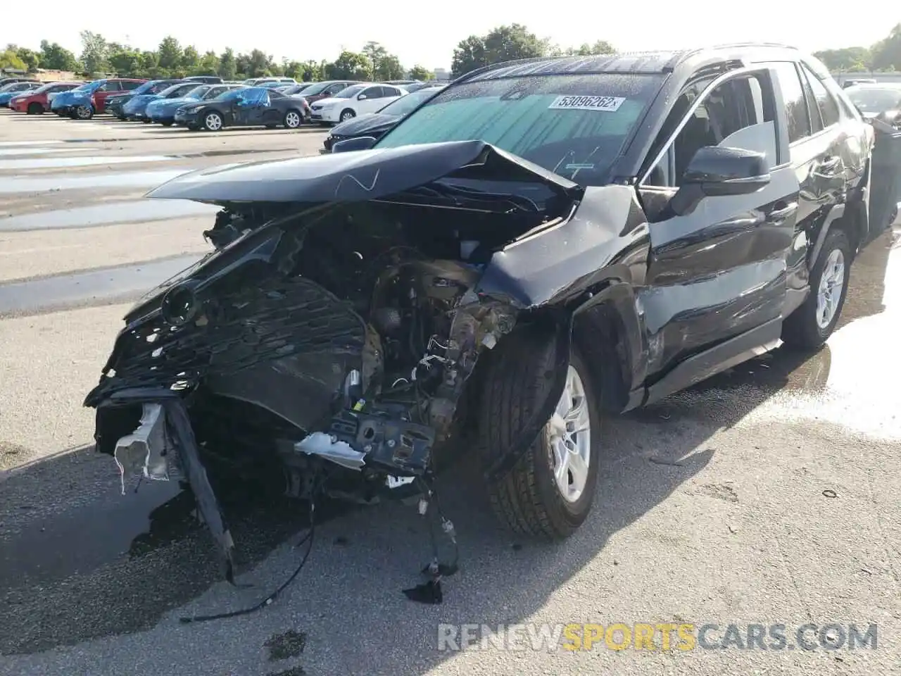 2 Photograph of a damaged car 2T3W1RFV2KW033675 TOYOTA RAV4 2019